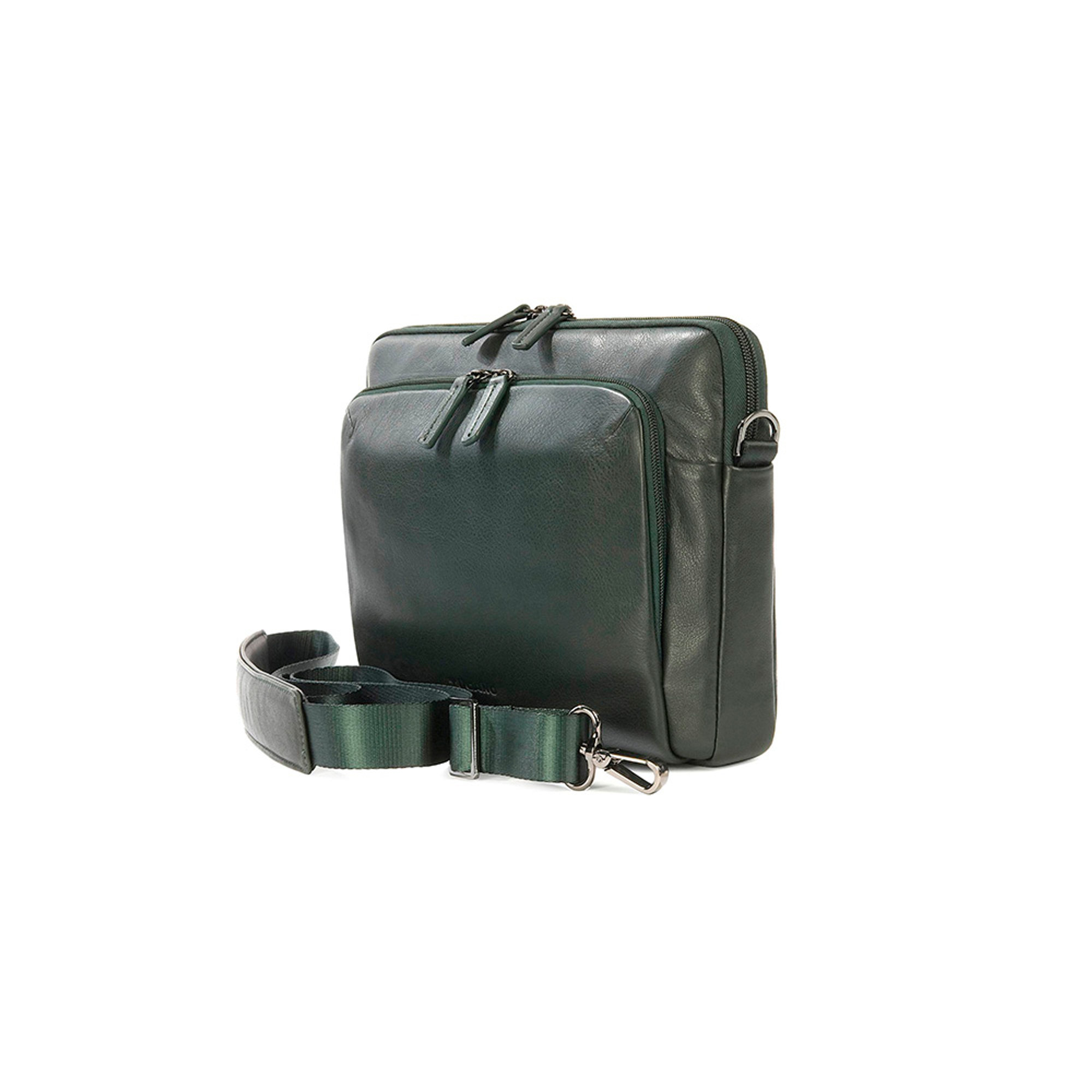 Borsa porta pc in pelle verde scuro Tucano  vista1