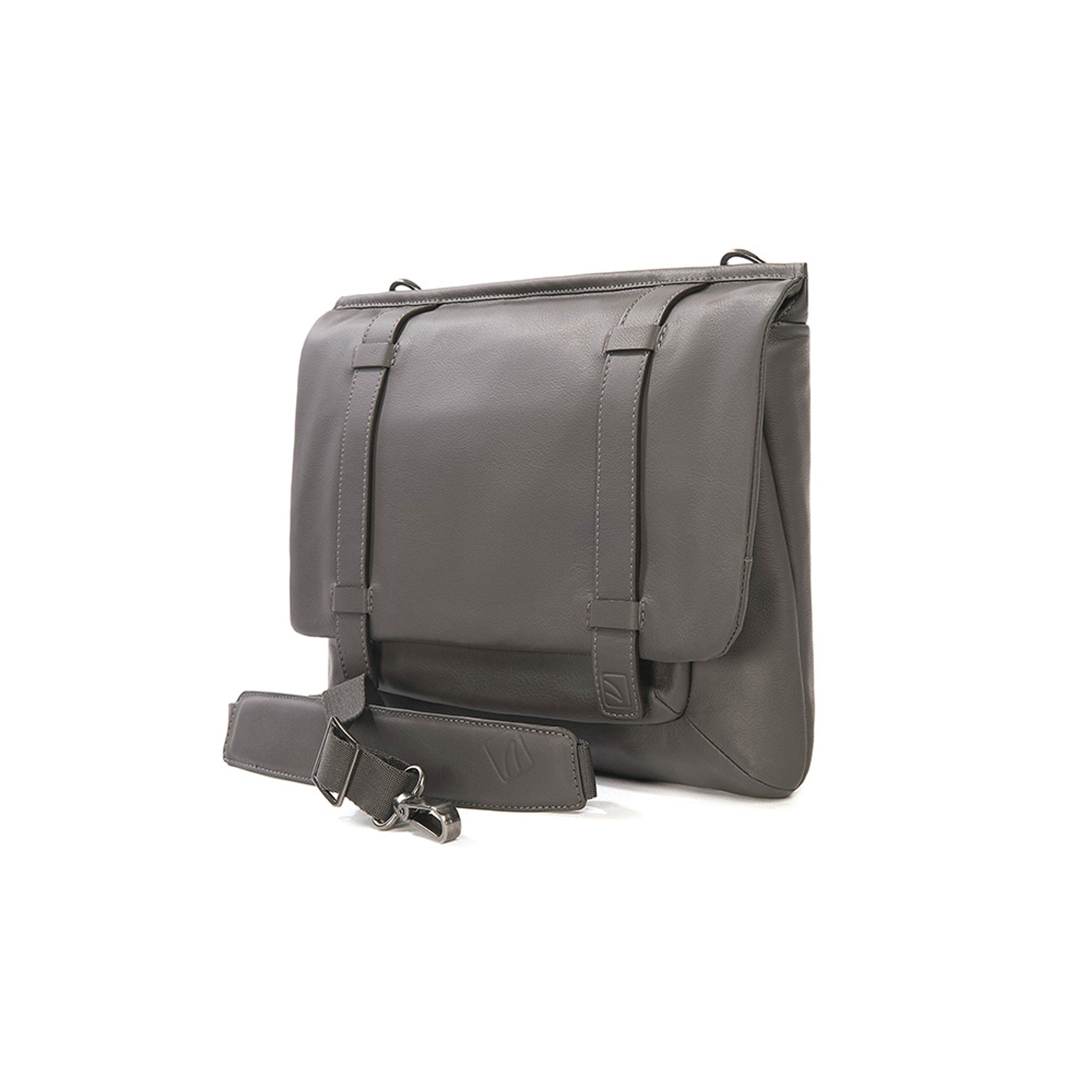 Borsa a mano con patta grigia Tucano  vista1