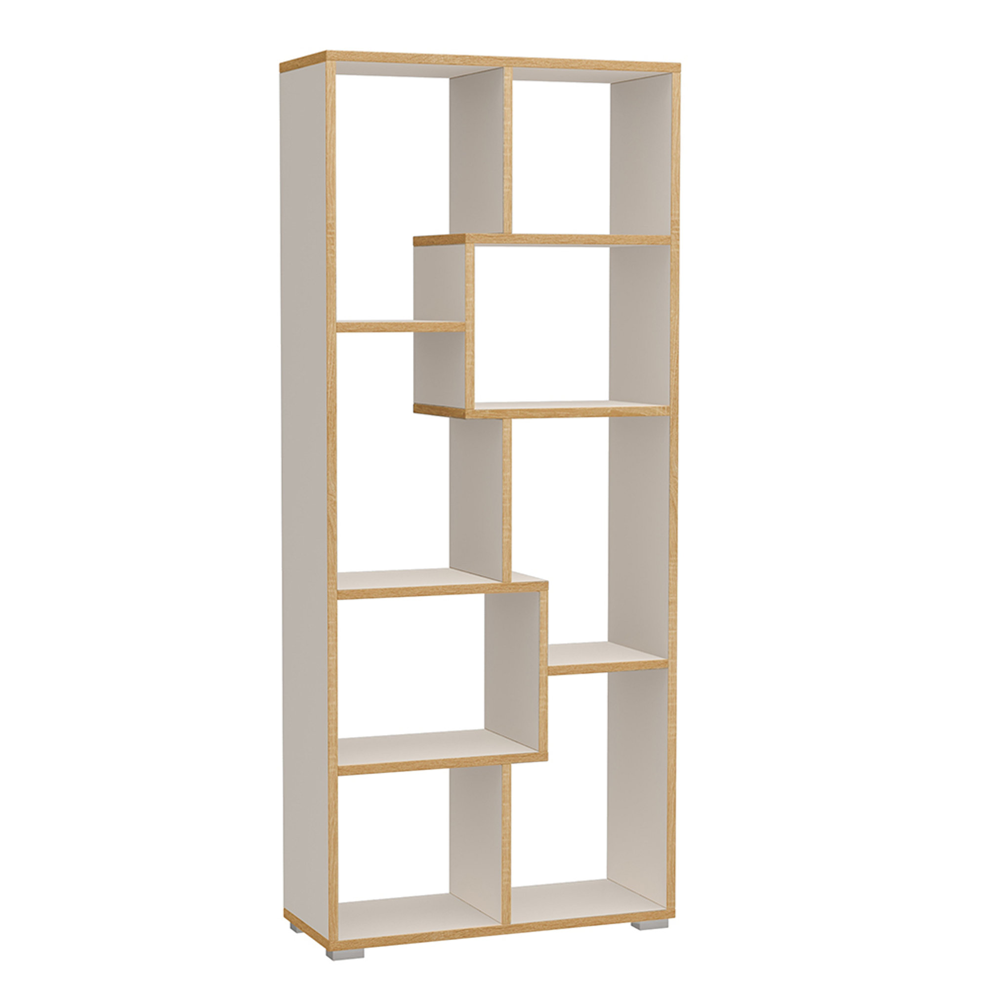 Libreria RANDOM-A, bianco opaco Eleganza contemporanea vista0