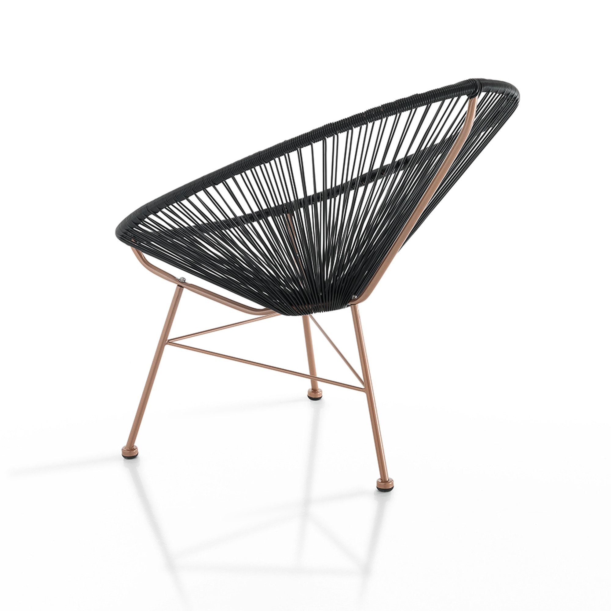 Poltrona daNUMANA, nero Eleganza contemporanea vista1
