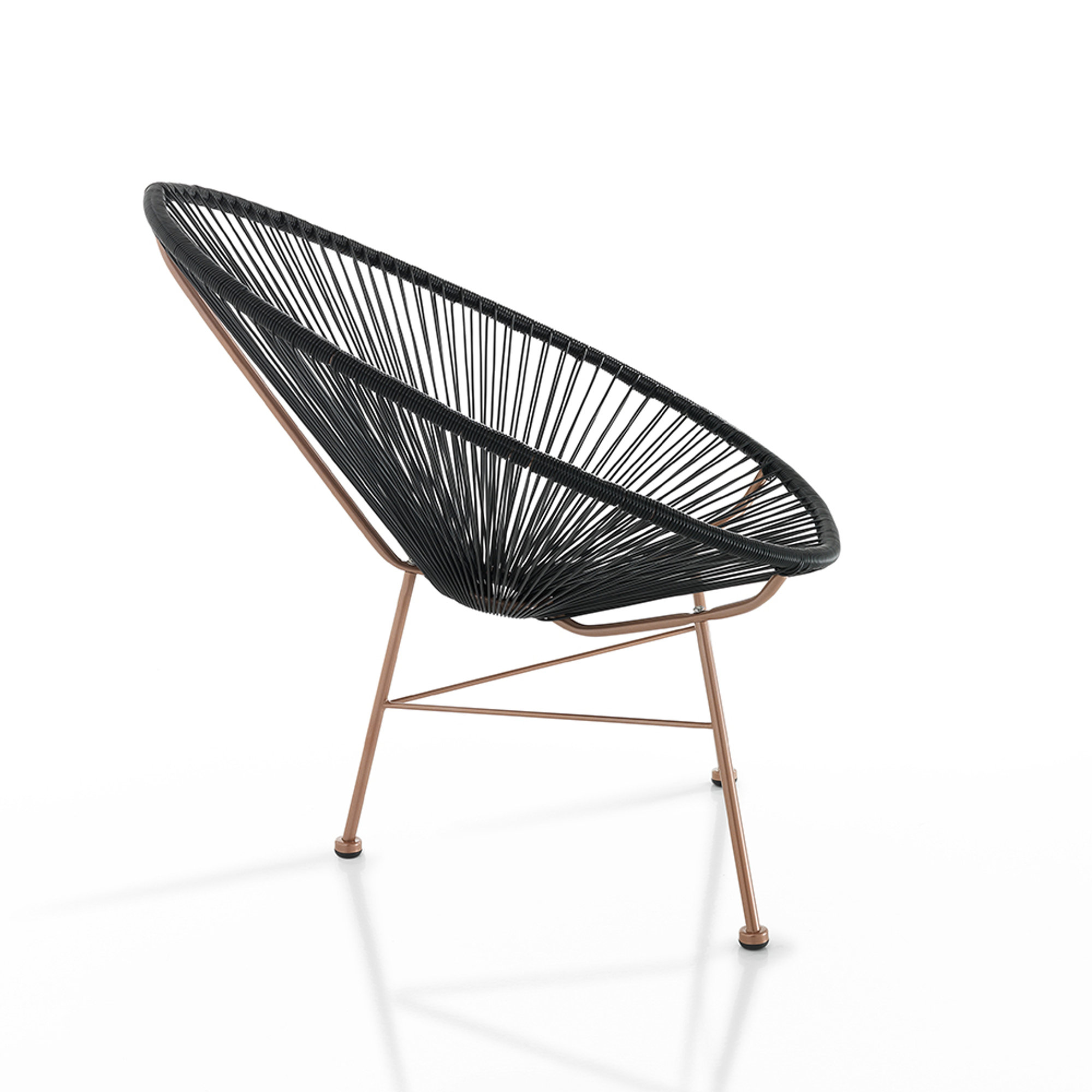 Poltrona daNUMANA, nero Eleganza contemporanea vista2