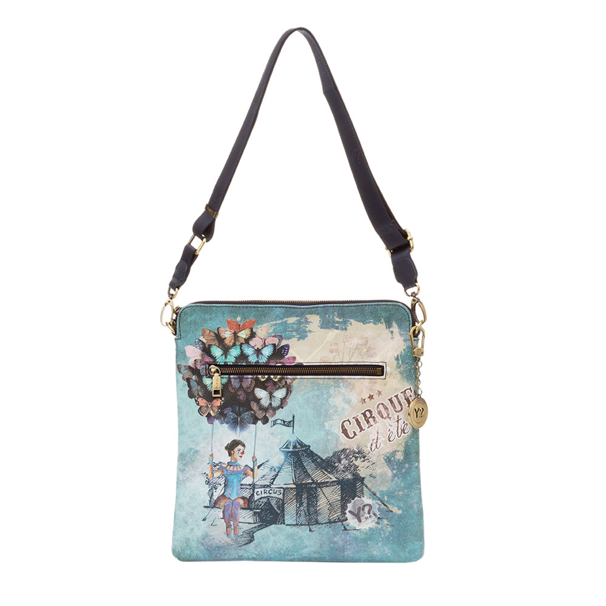 Borsa a tracolla Circo-Butterflies multicolor Y Not vista2