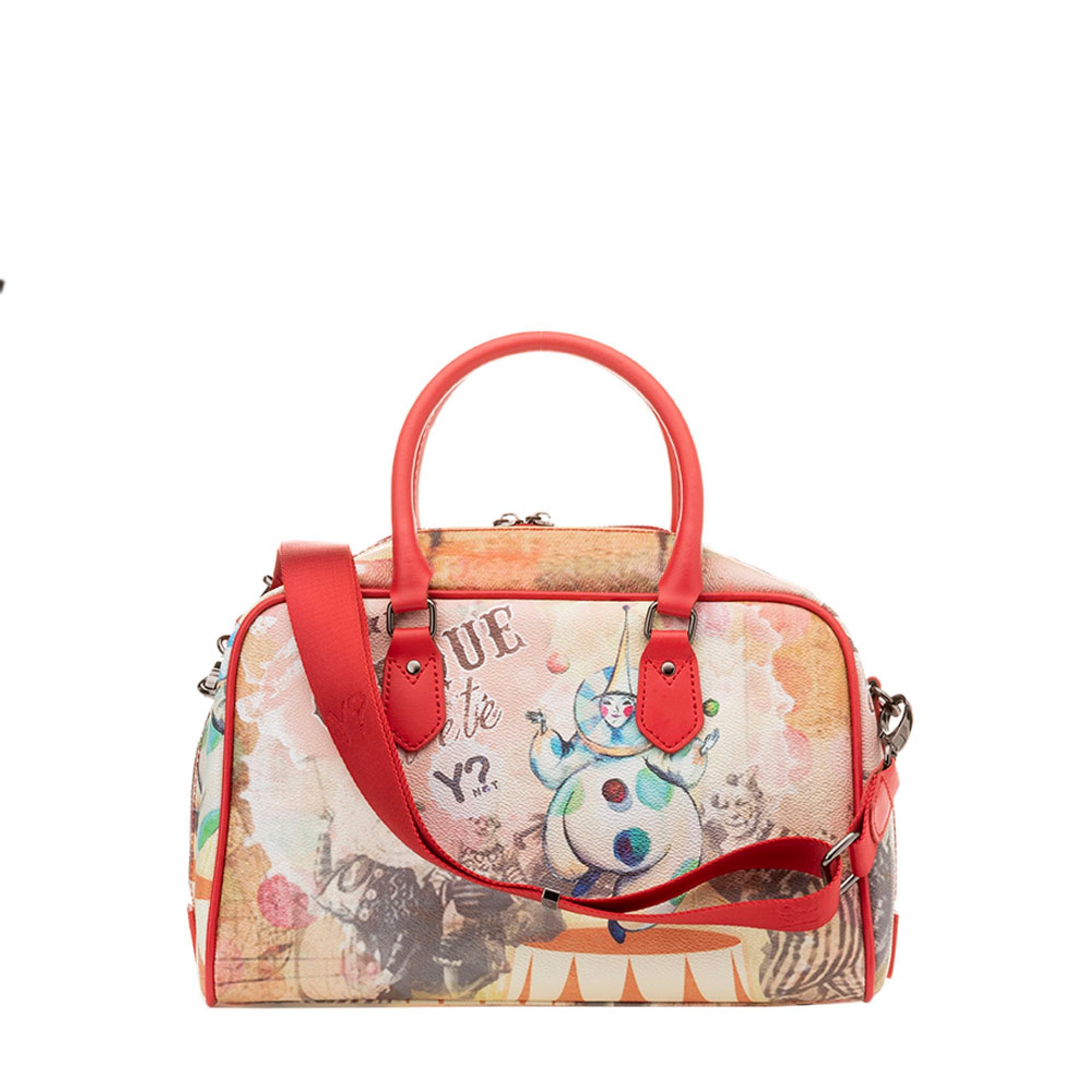 Bauletto a mano Circo-Clown multicolor Y Not vista2