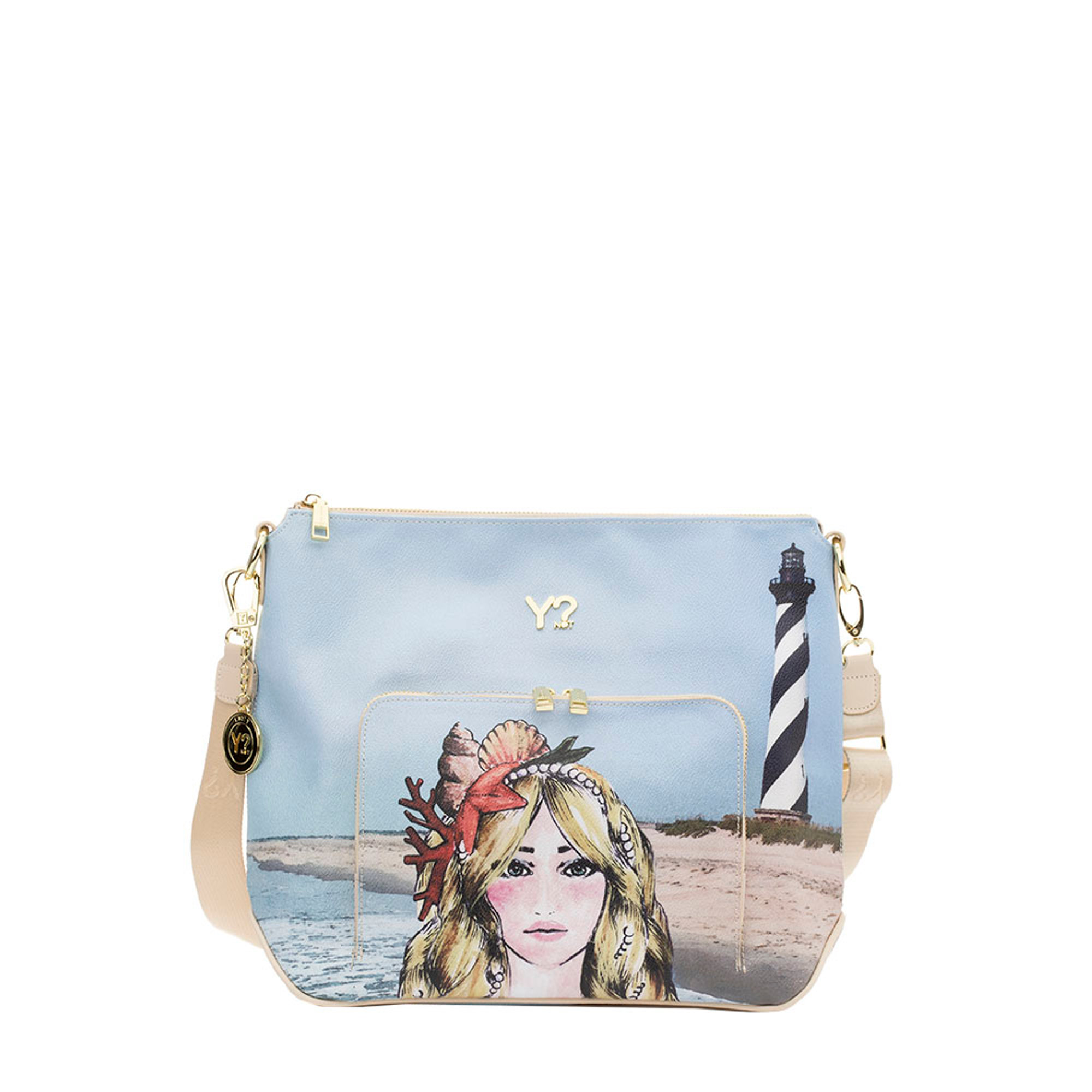 Borsa a tracolla Mermaid multicolor Y Not vista0
