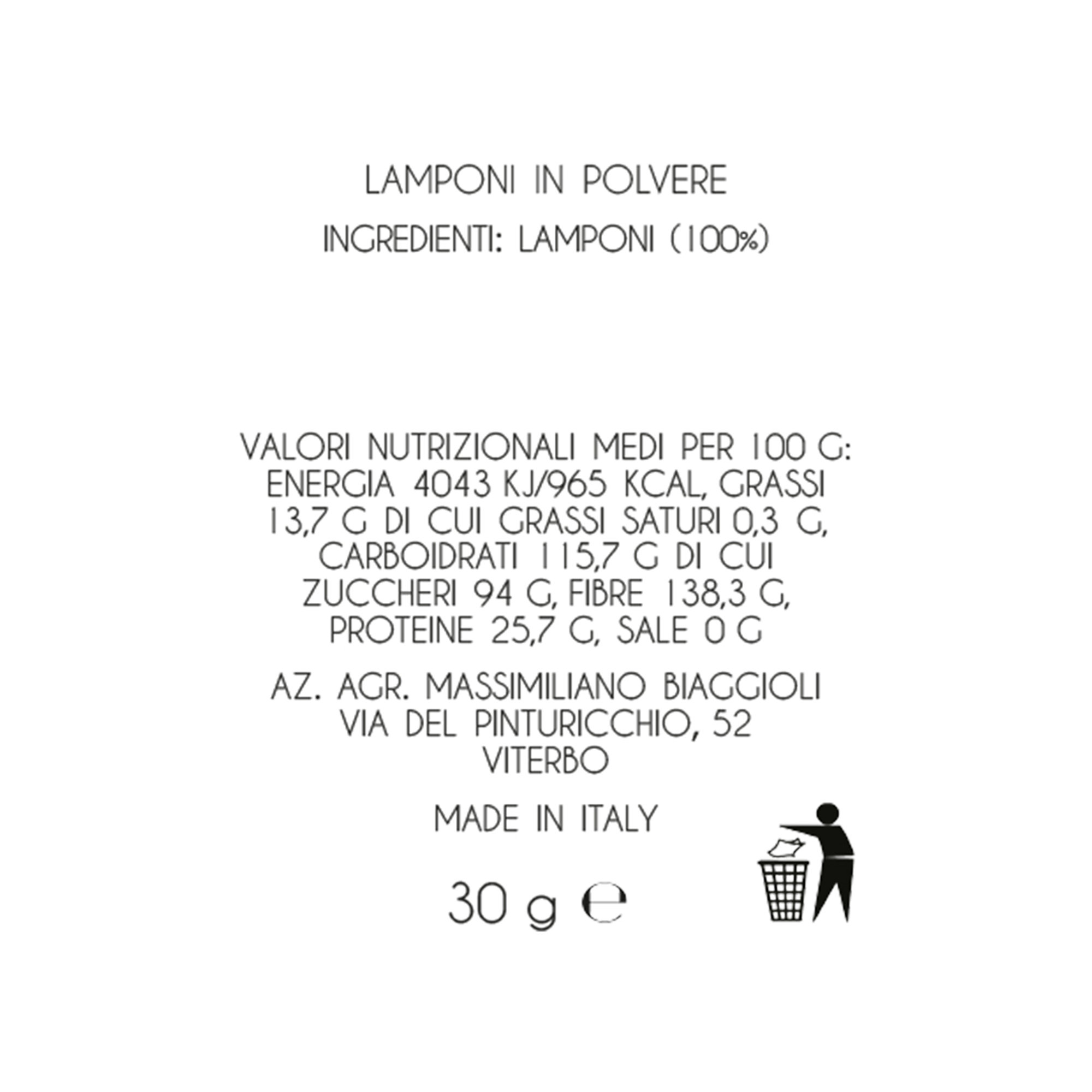 Box Degustazione Lamponi dei Monti Cimini vista12