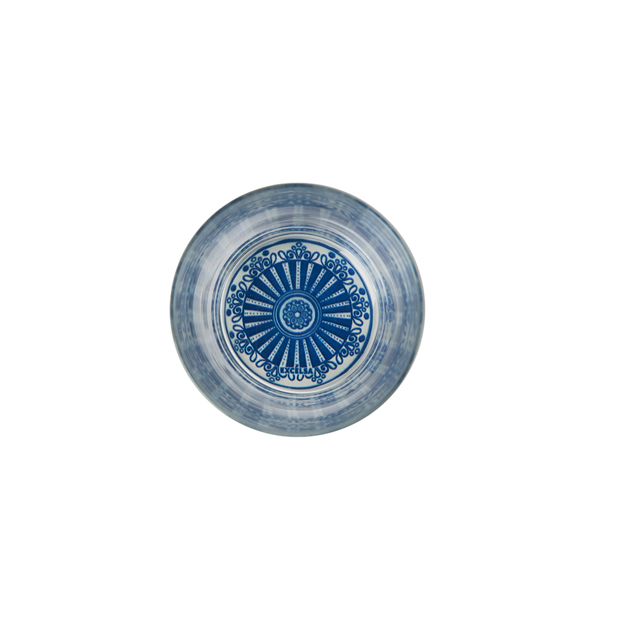 Set 6 bicchieri Boheme, blu Maiolica: tradizione mediterranea - B vista1