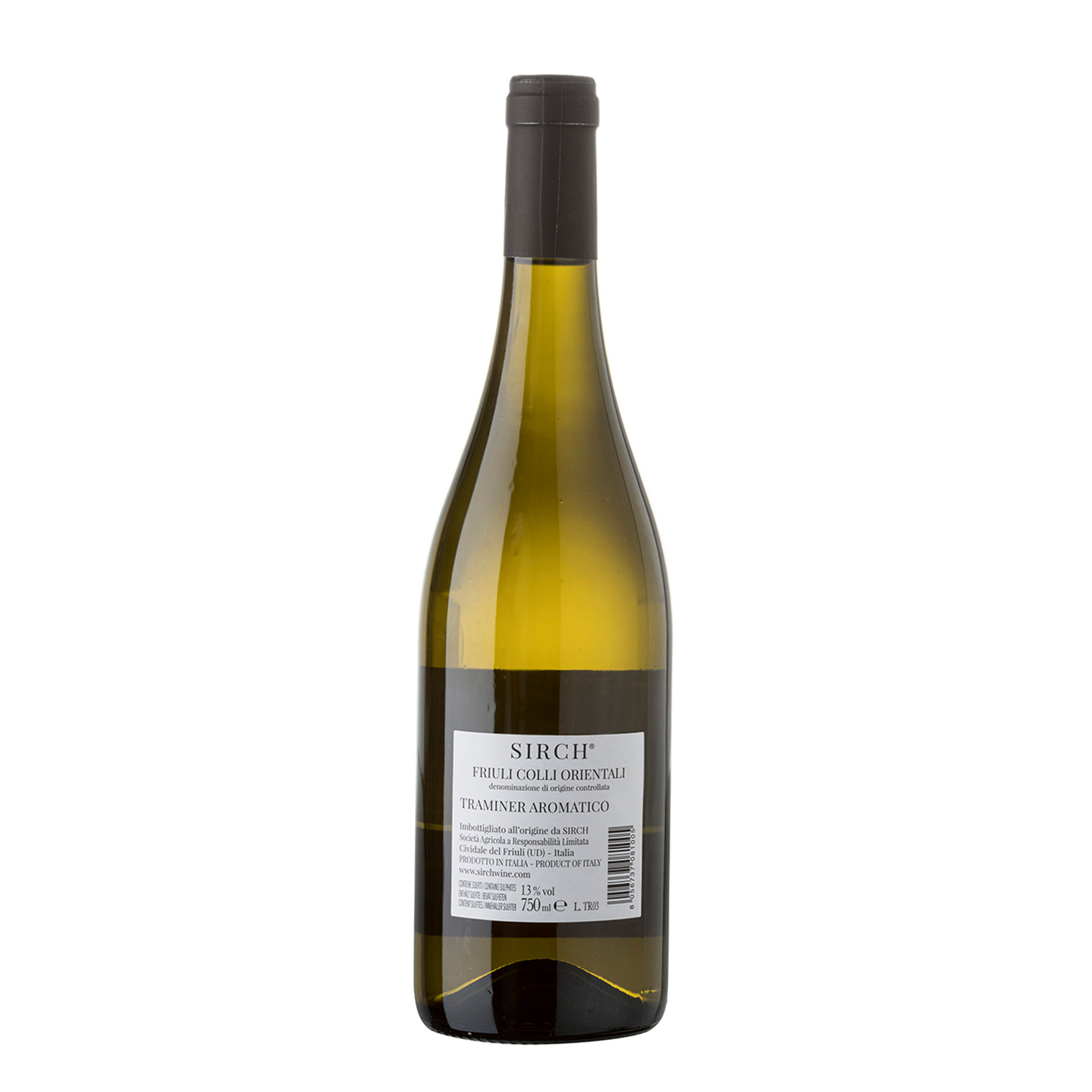 1 bottiglia - Traminer Aromatico Friuli Colli Orientali DOC 2018 Sirch vista1