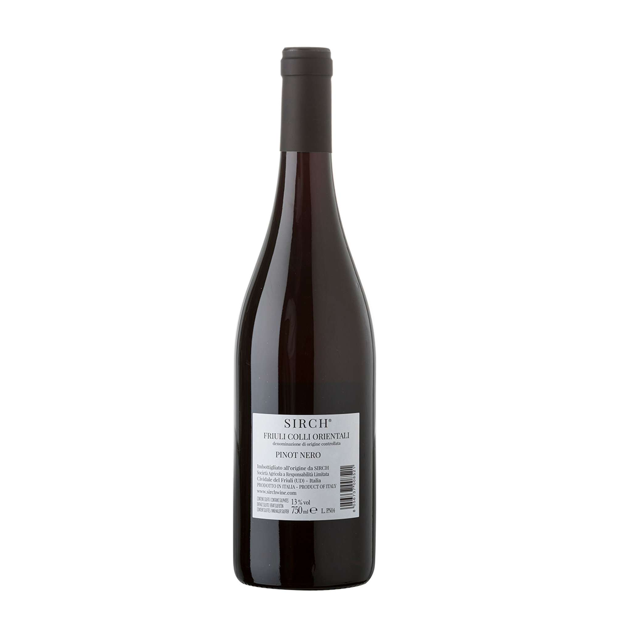 1 bottiglia - Pinot Nero Friuli Colli Orientali DOC 2018 Sirch vista1