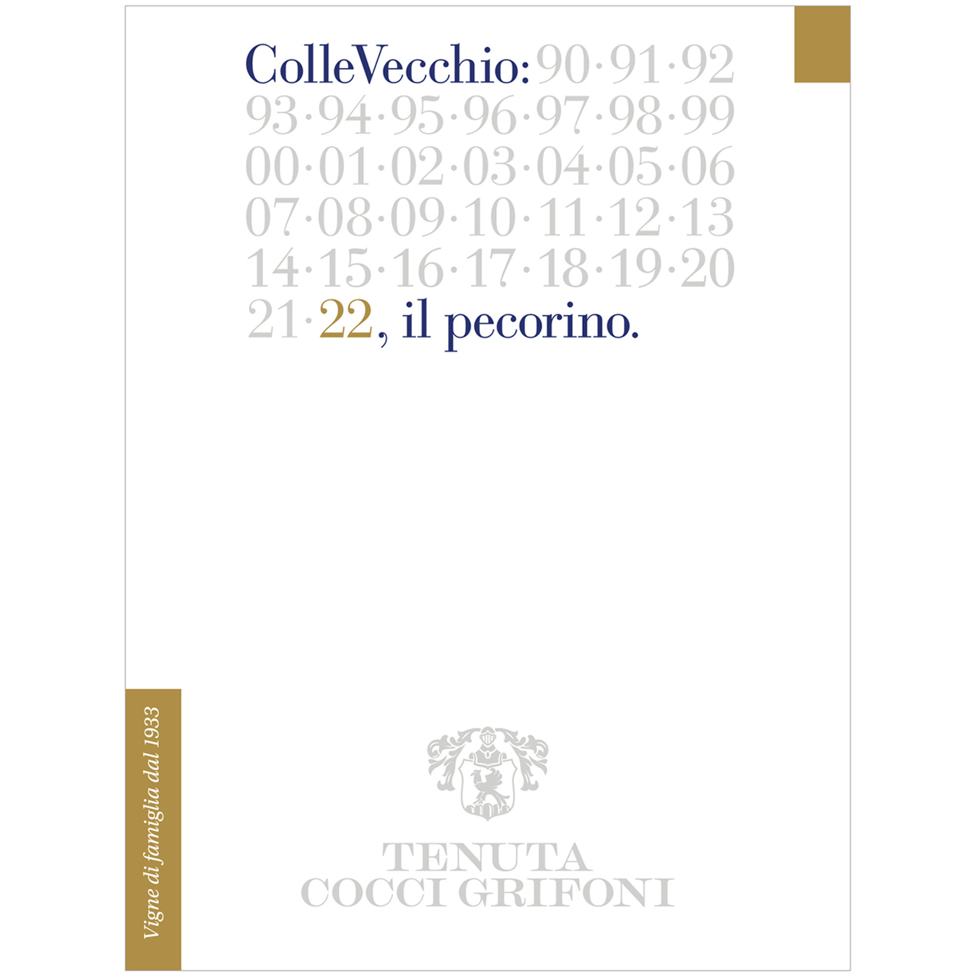 3 bottiglie - Colle Vecchio Offida DOCG Pecorino 2024 Cocci Grifoni vista1