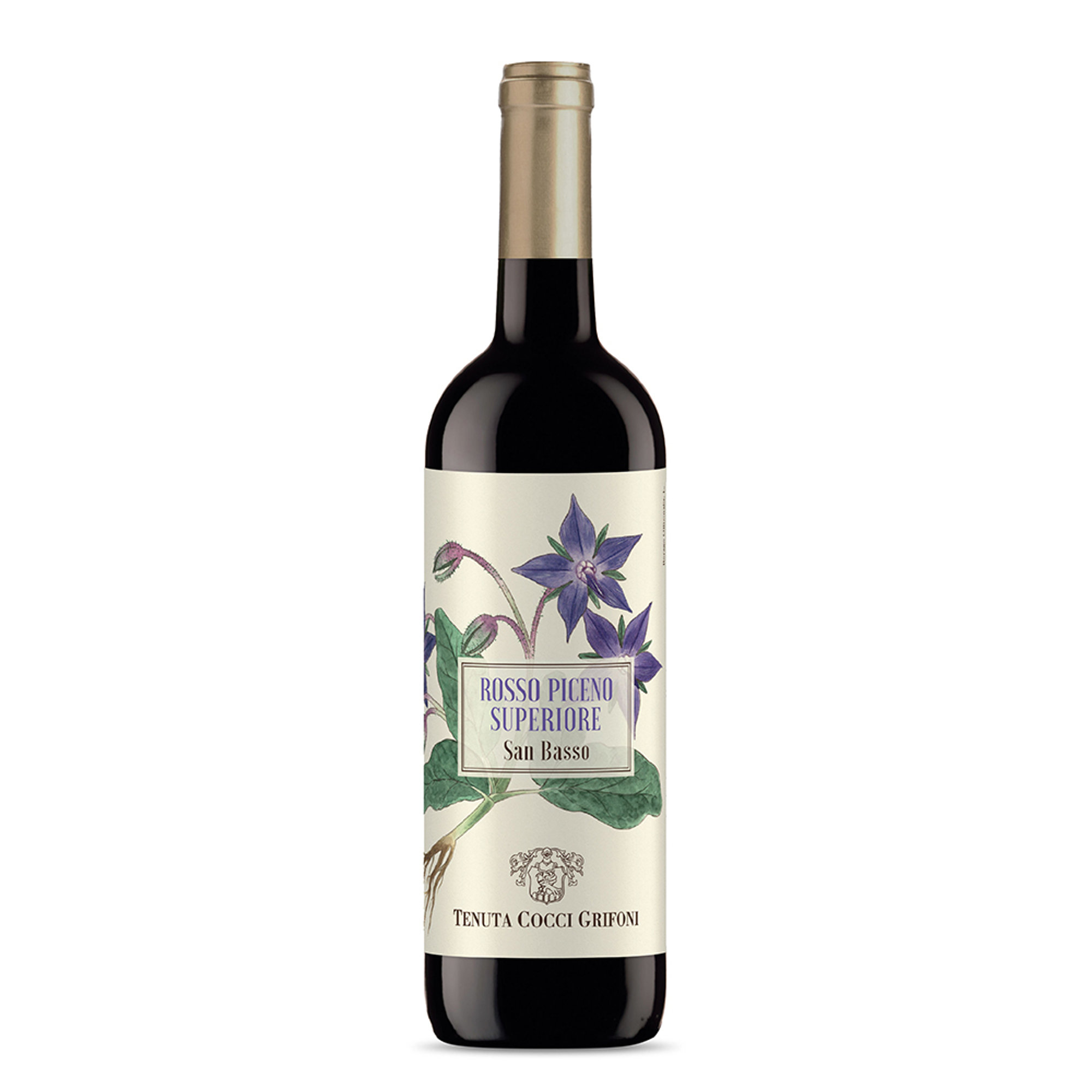 3 bottiglie miste: Falerio DOC Pecorino Tenuta Tarà 2023 - Passerina Marche IGT Tenuta San Basso 2023 - Rosso Piceno DOC Superiore Tenuta San Basso 2023 Cocci Grifoni vista5