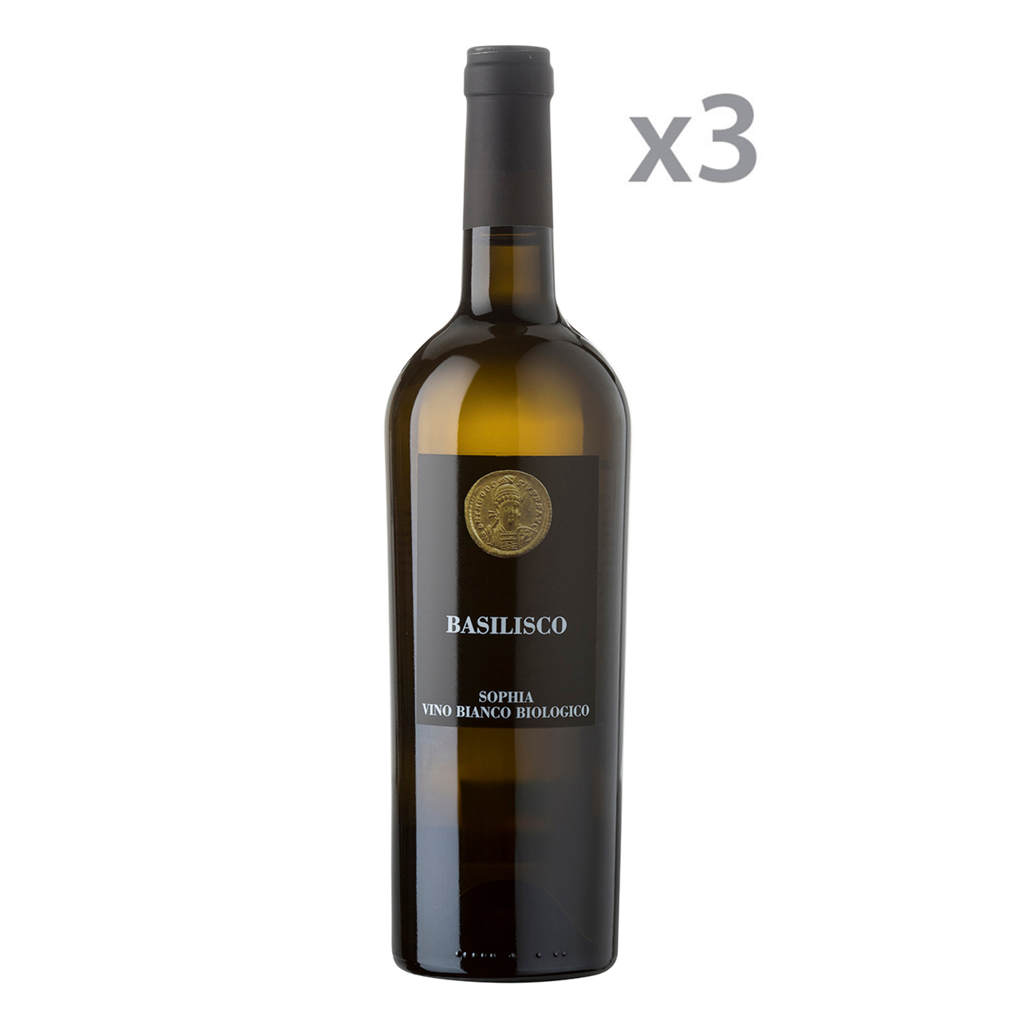 3 botellas - «Sophia» Basilicata Bianco IGT 2018 Basilisco vista0