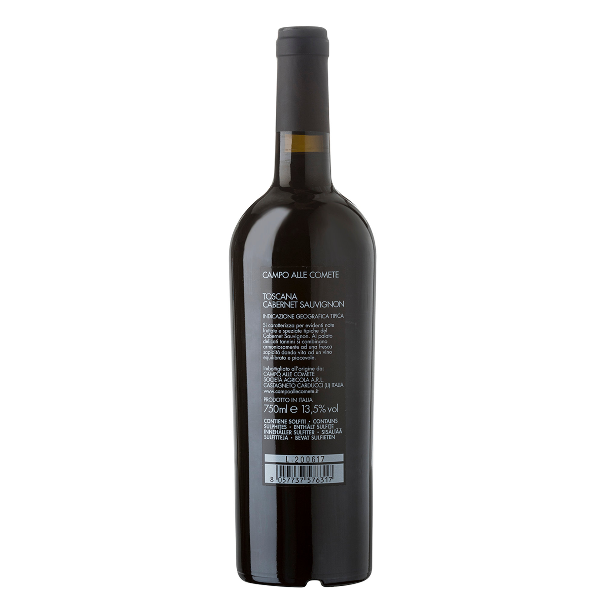 1 bottiglia - Cabernet Sauvignon IGT 2016 Campo alle Comete vista1