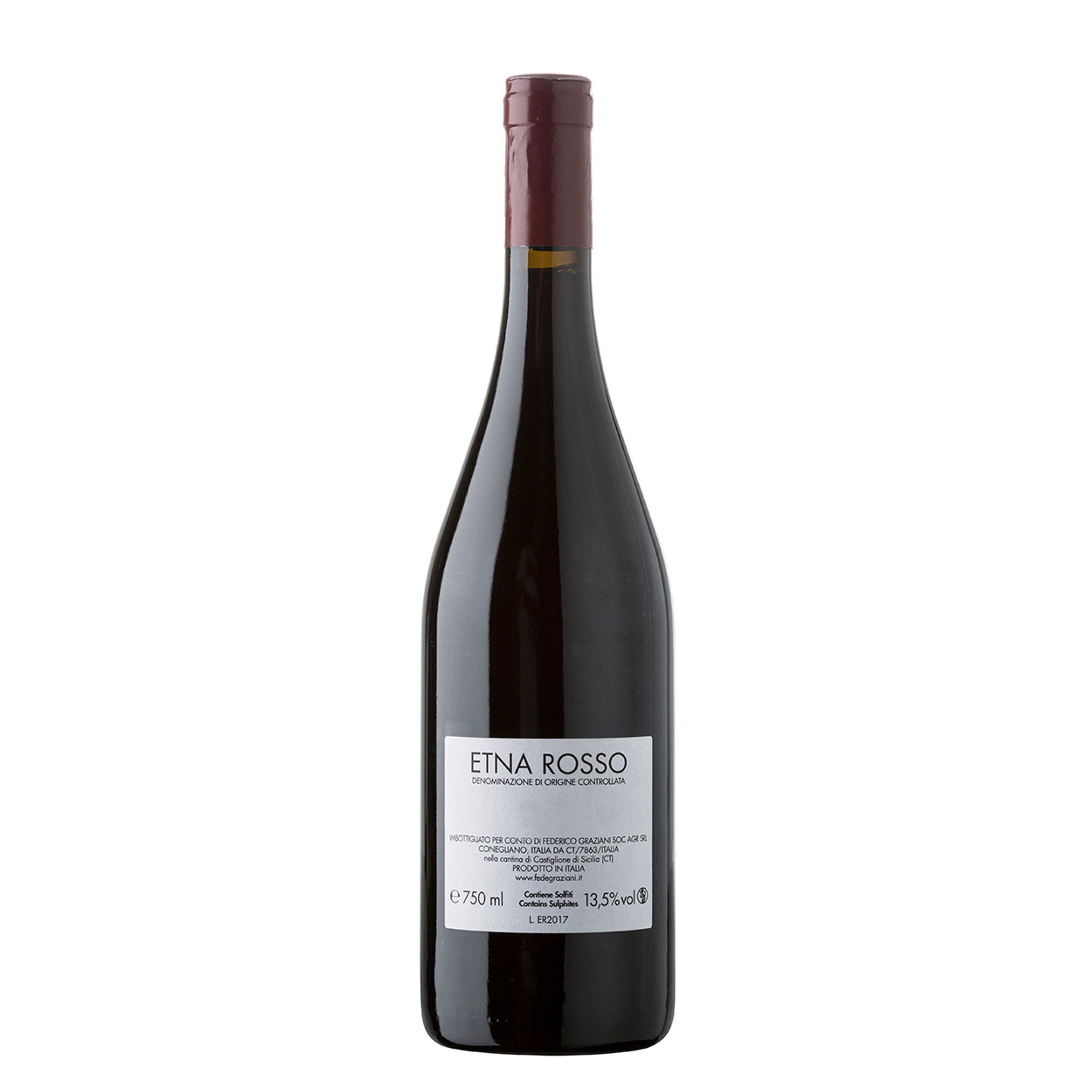 1 bottiglia - Etna Rosso DOC 2017 Federico Graziani vista1