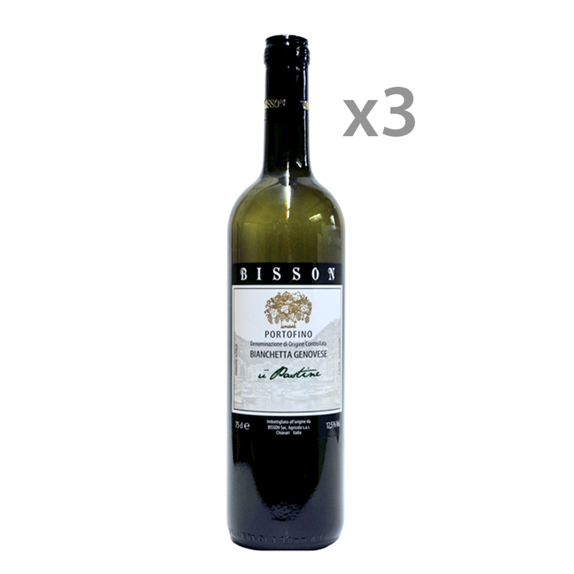 3 bottiglie - "U Pastine" Bianchetta Genovese DOC 2023 Bisson vista0