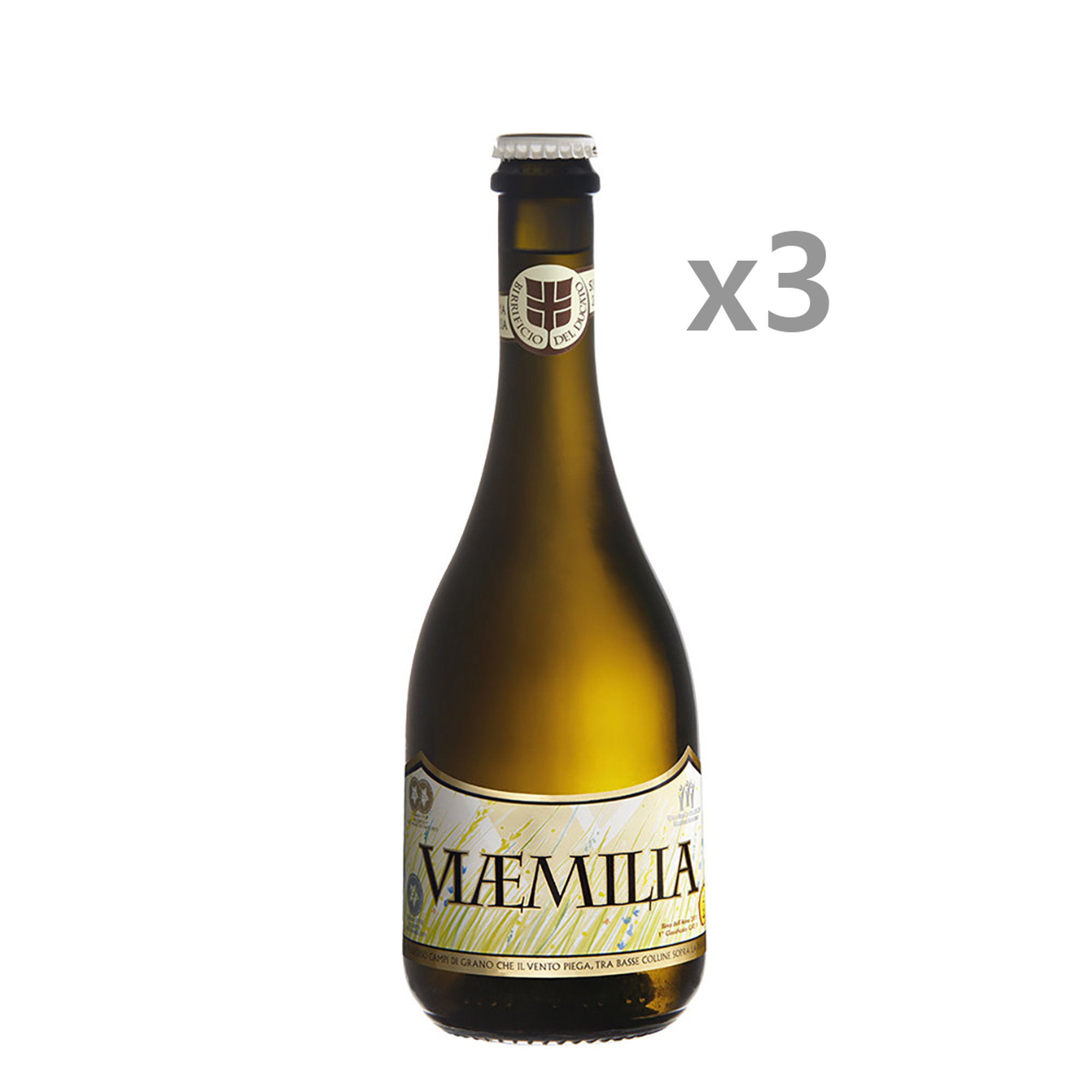 3 bottiglie 75 cl - Viaemilia Italian Pilsner Birrificio del Ducato vista0