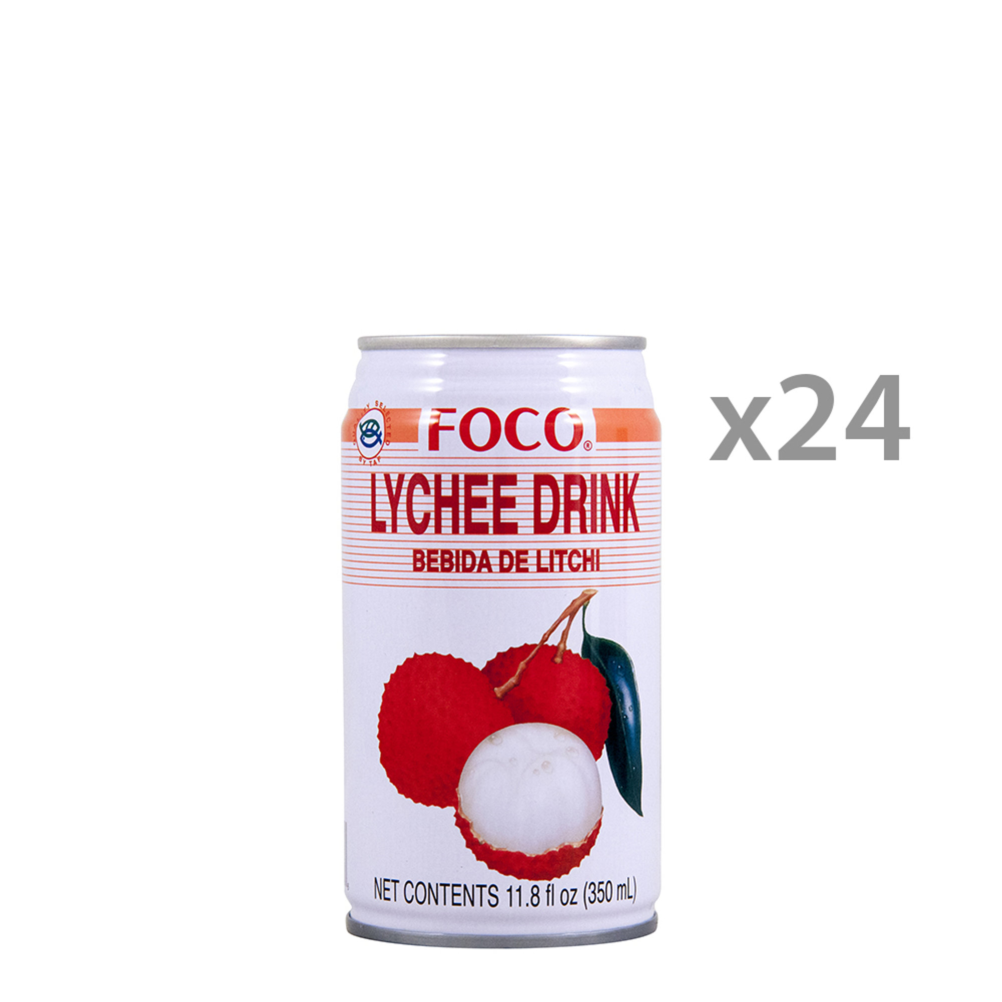 24 canettes - Foco Jus de Litchi 350 ml Foco vista0