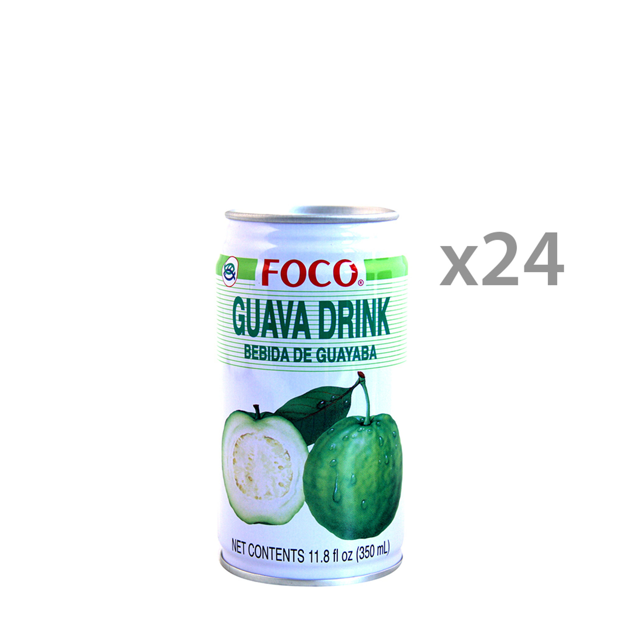 24 blikjes - Foco Guava drank 350 ml Foco vista0