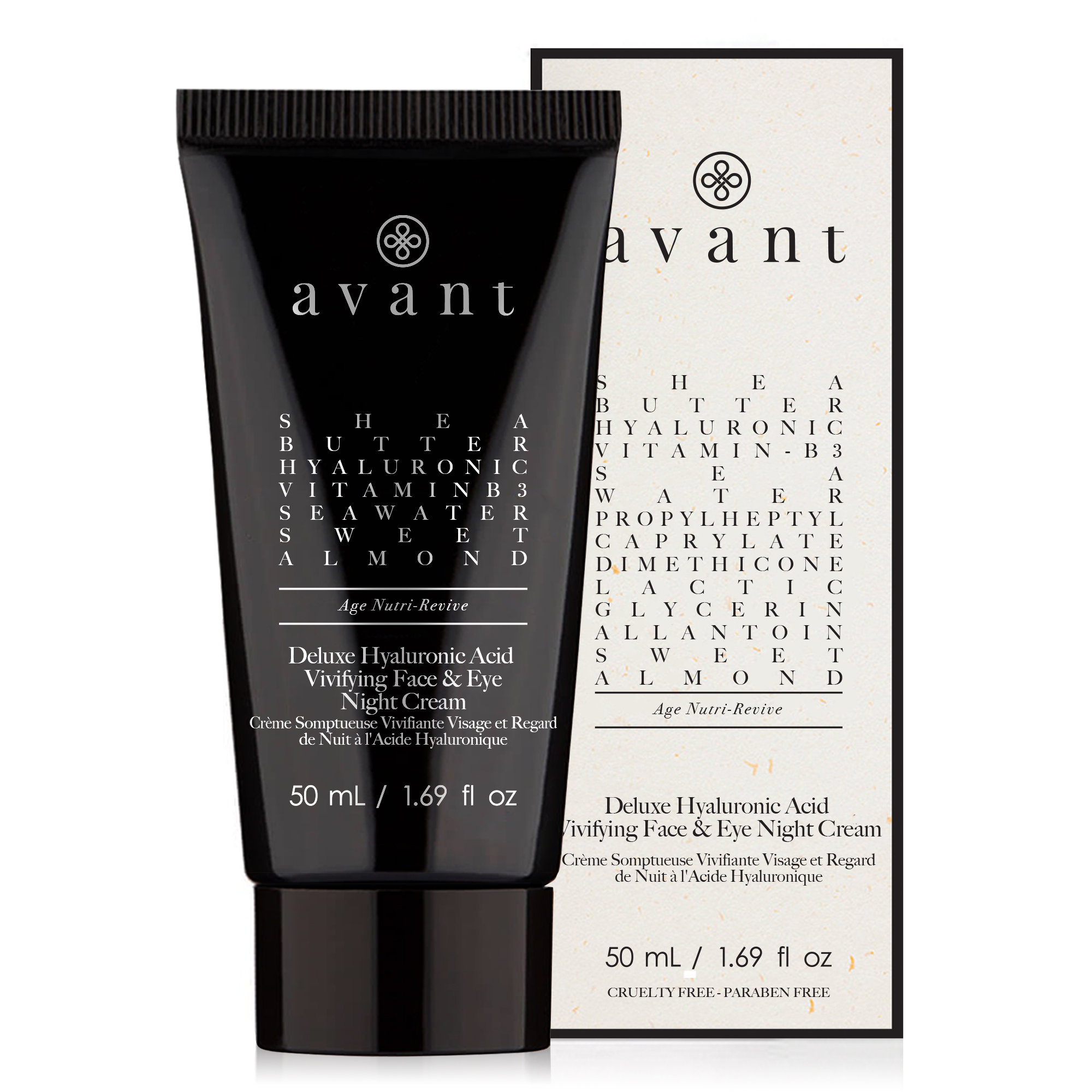 Discovery edit - Verkwikkende crème voor gezicht en ogen deluxe met hyaluronzuur Avant Skin Care vista1