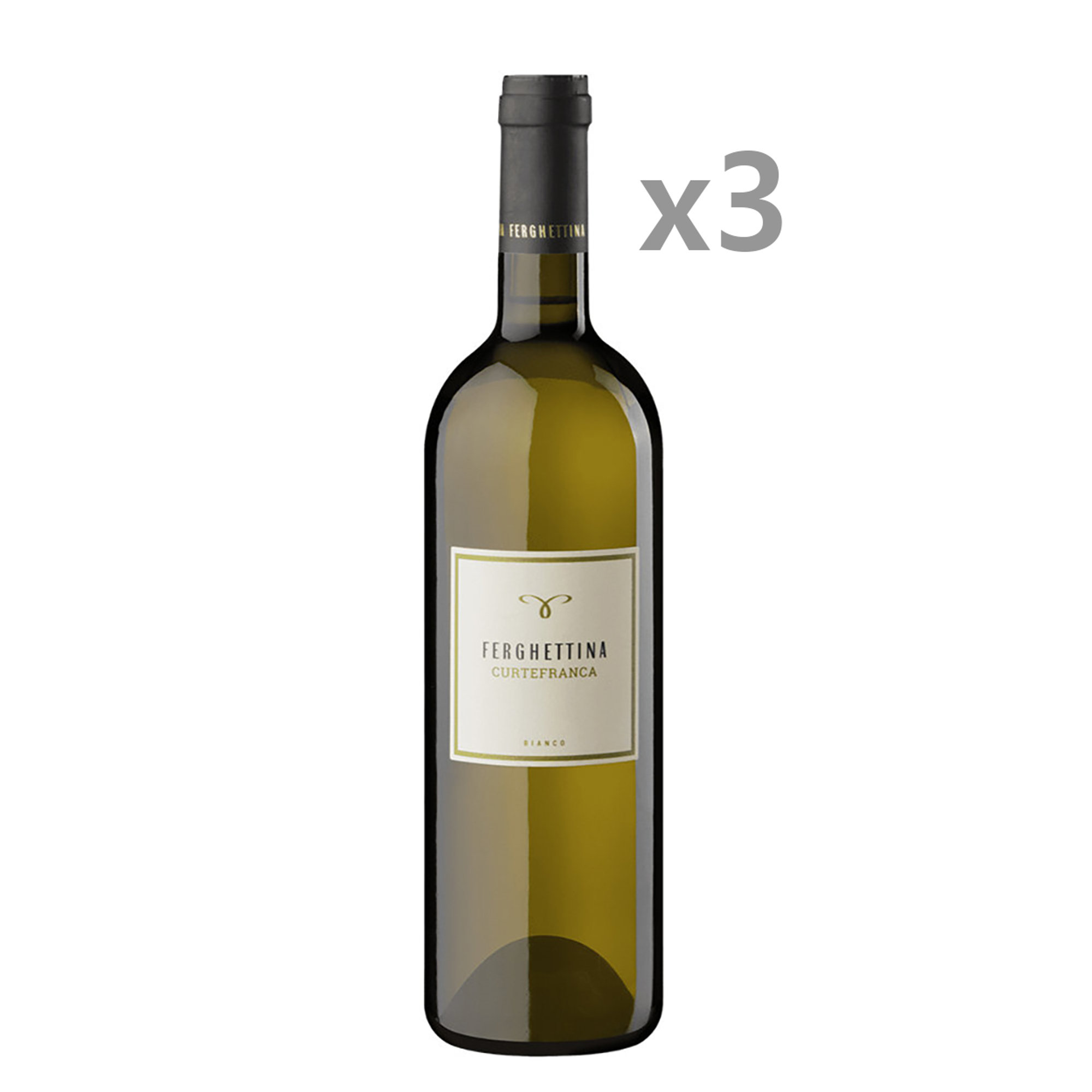 3 bottiglie - Curtefranca Bianco DOC 2020 Ferghettina vista0