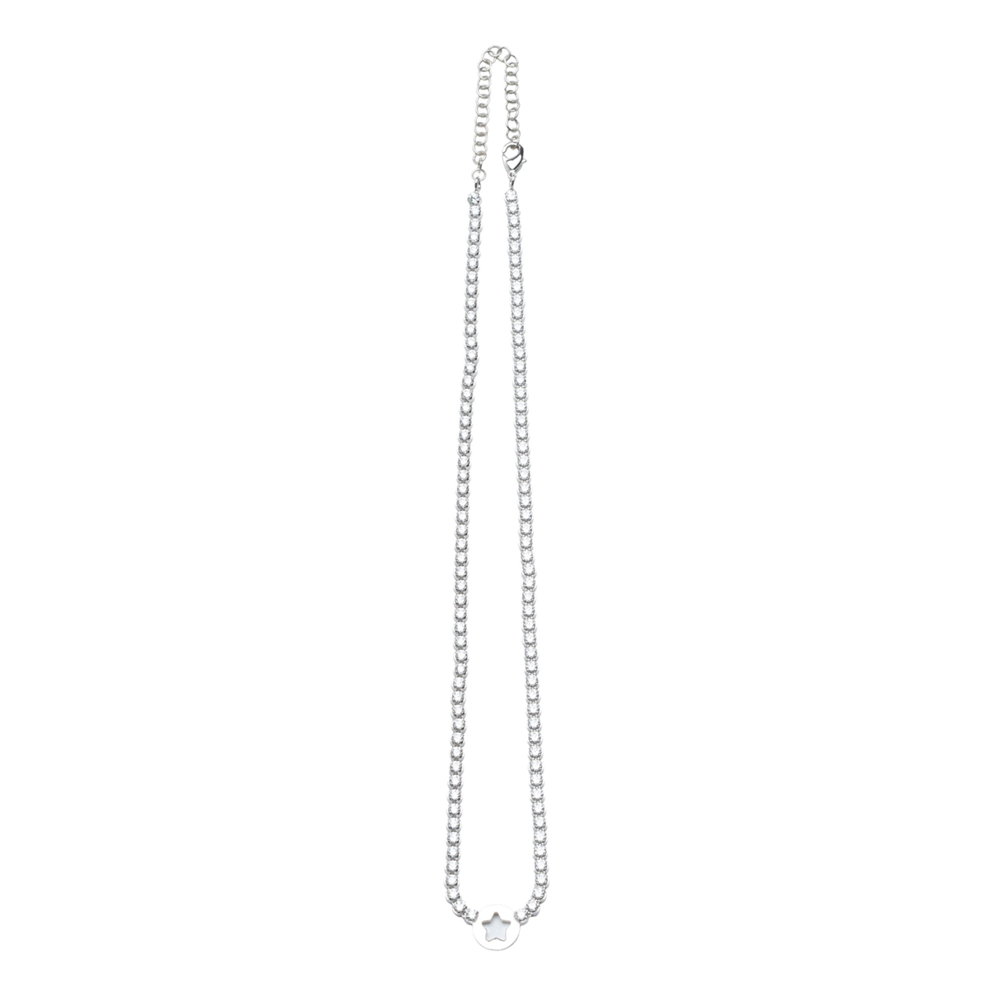 Collana fiore Silverart vista1