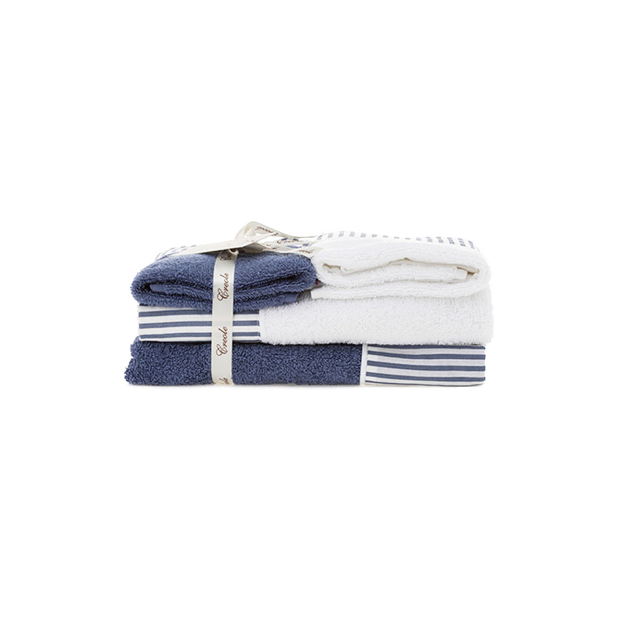 Set viso + ospite AMY, bianco/blu Creole vista0
