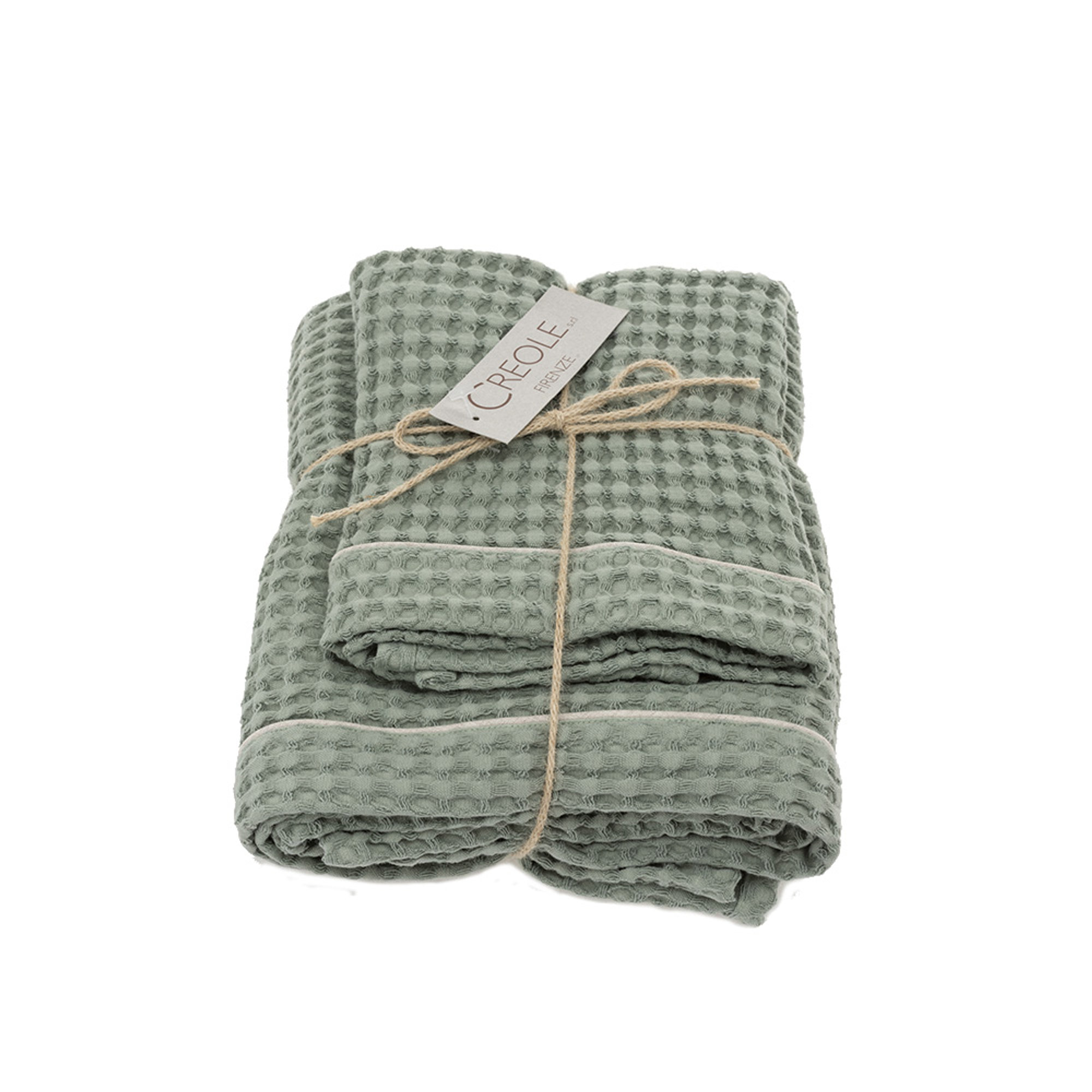 Set viso + ospite Nido d'Ape, mango Creole vista0