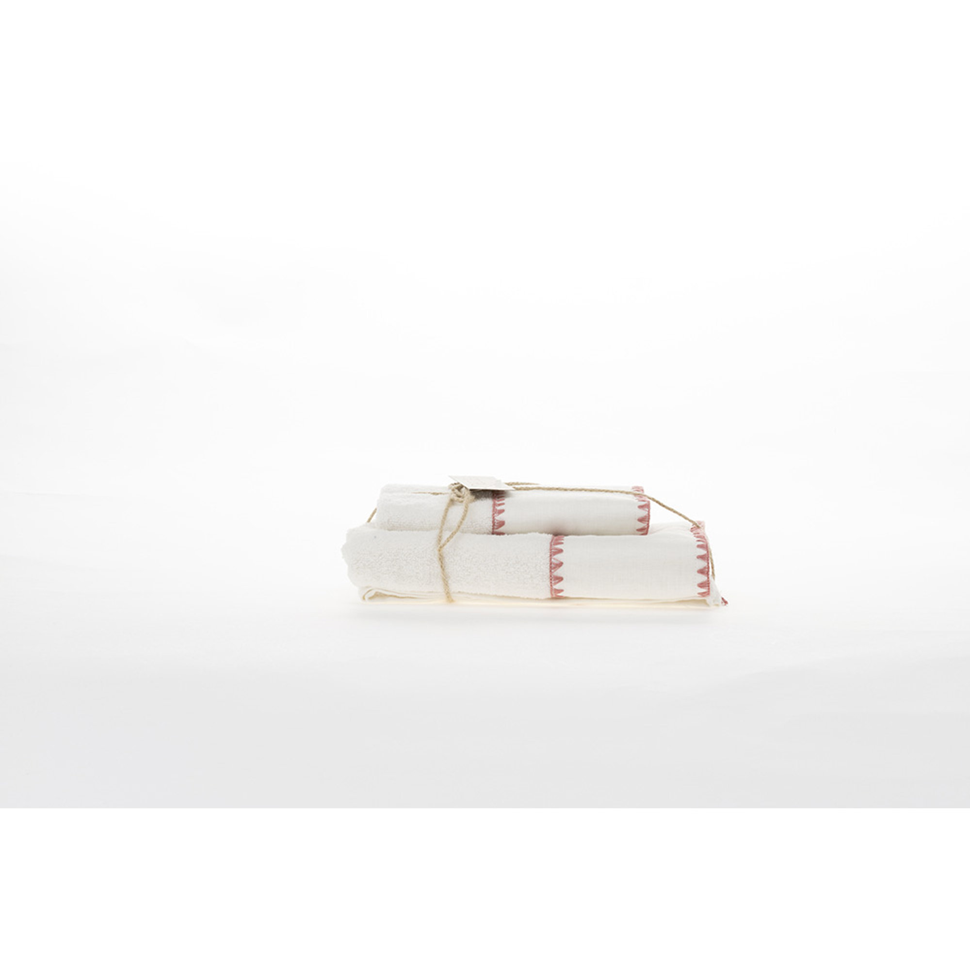 Set viso + ospite Patrizia, panna/malva Creole vista1