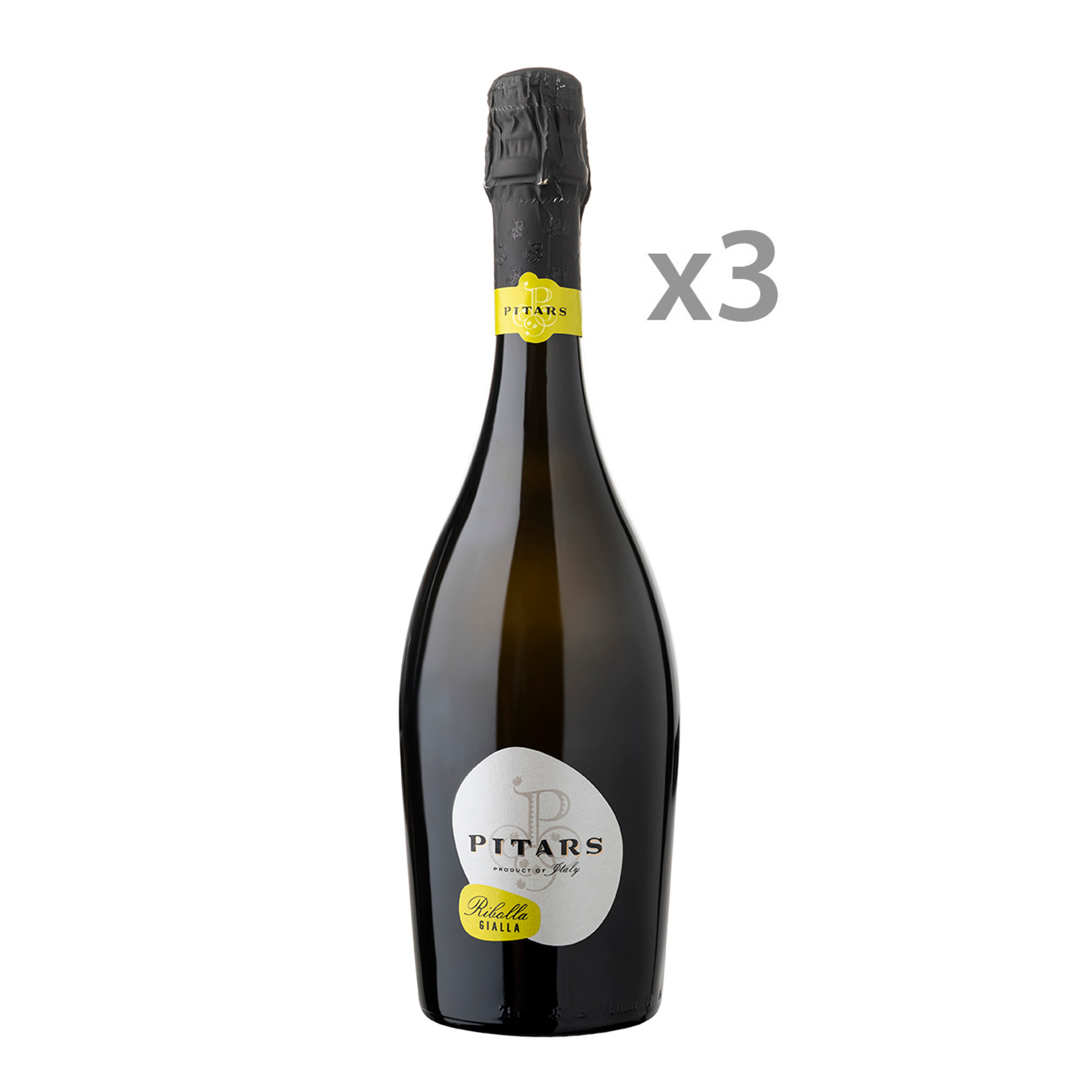 3 bottiglie - Ribolla Gialla Spumante Brut Pitars vista0
