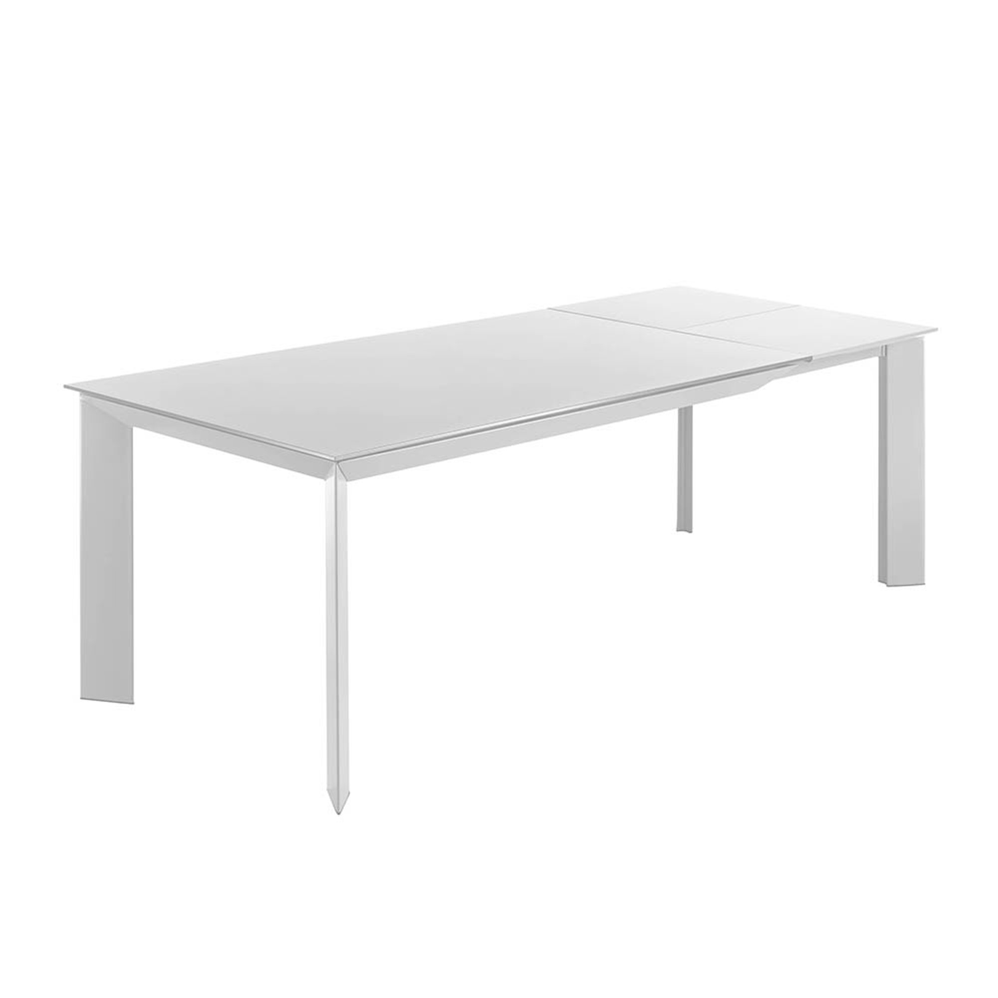 Tavolo allungabile BLADE 160, bianco Industrial Pop vista1