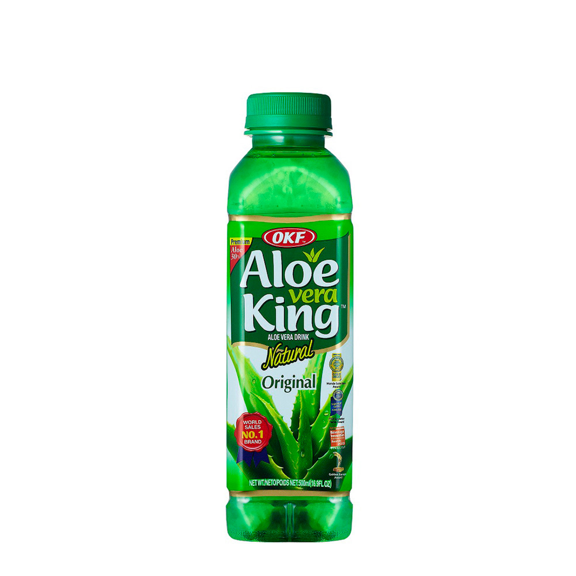 20 bottiglie miste da 500 ml: 10 Okf Aloe Vera - 10 Okf Aloe Vera Stugar Free Okf vista1