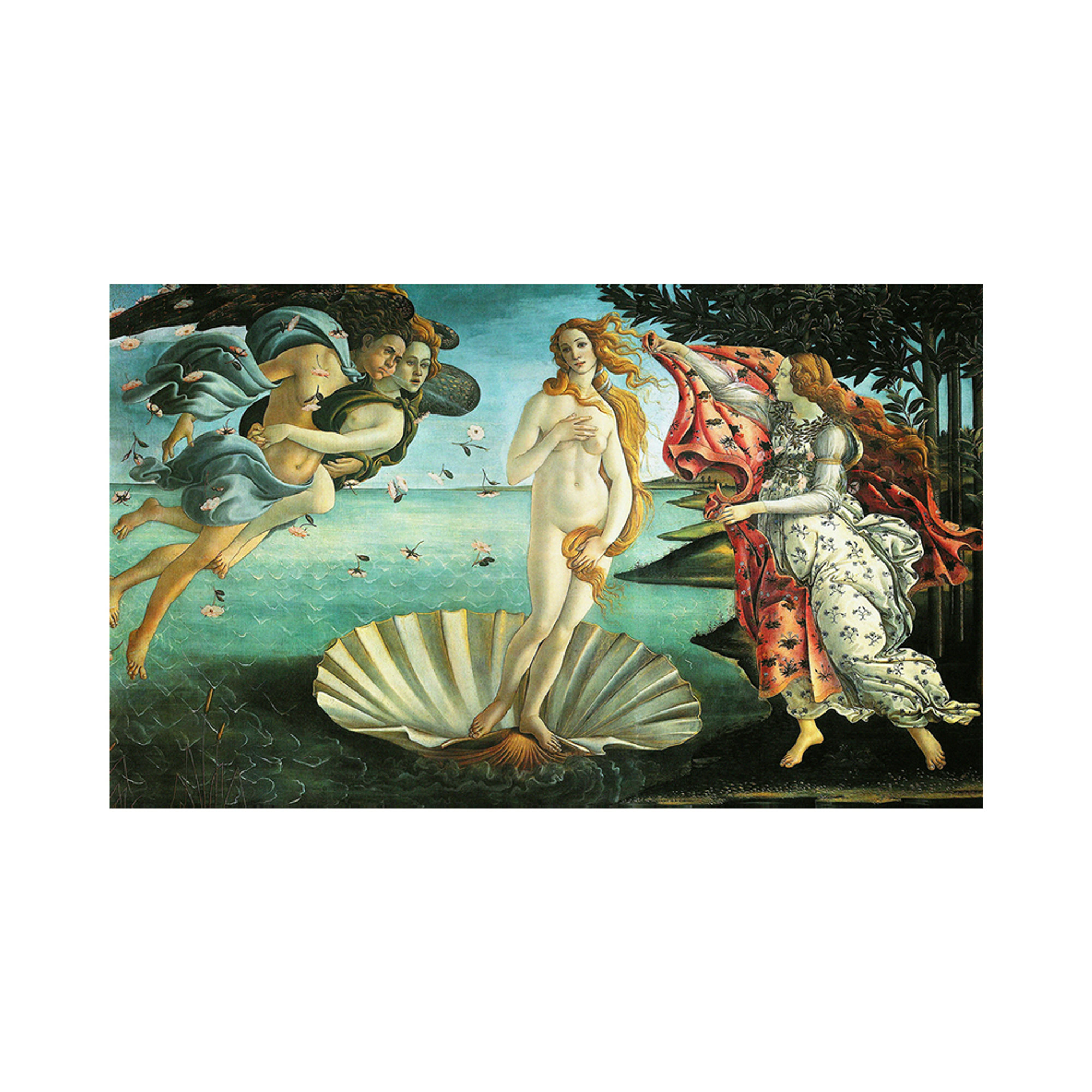 Stampa su tela - Sandro Botticelli - La nascita di Venere L'arte del regalo vista0