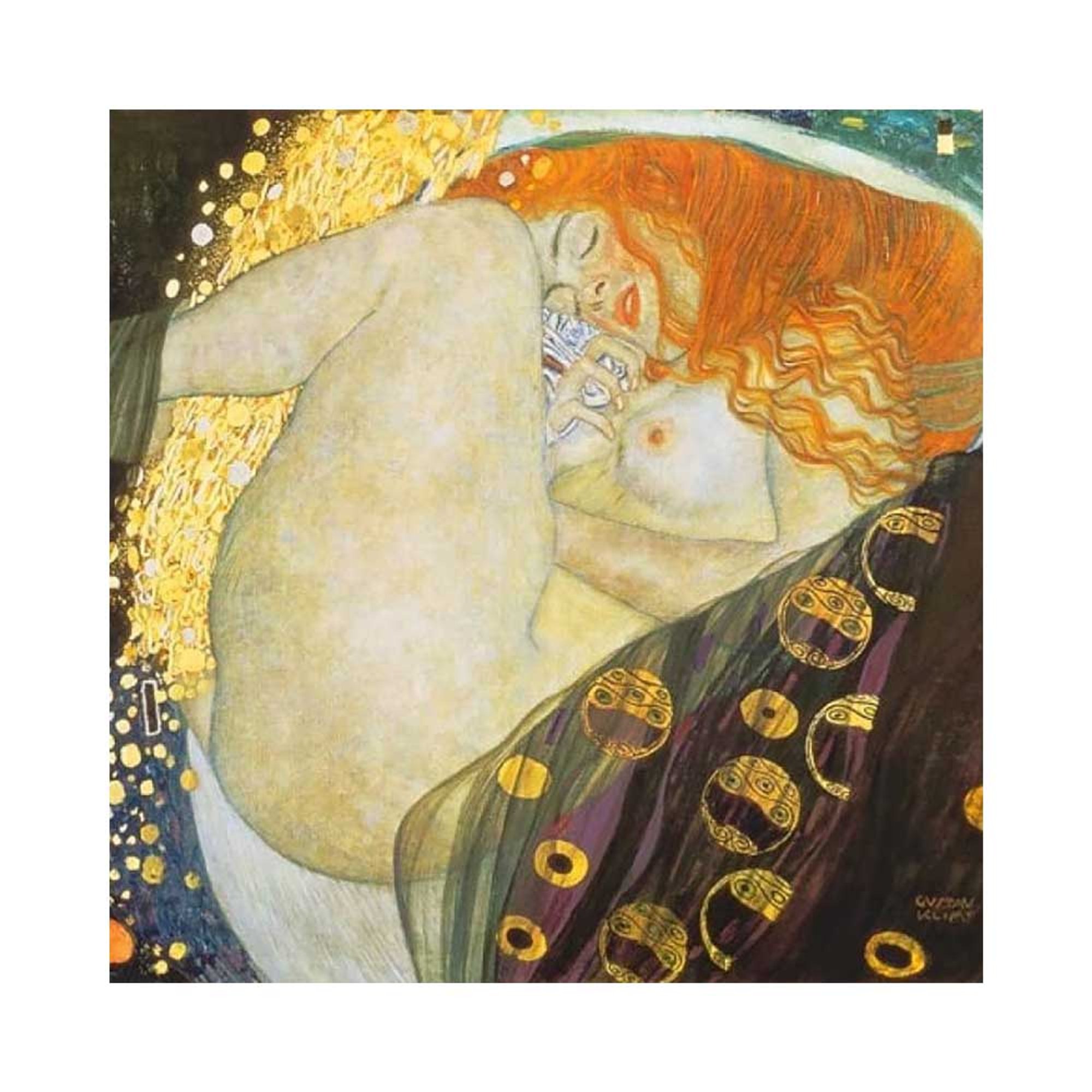 Stampa su tela - Gustav Klimt - Danae L'arte del regalo vista0