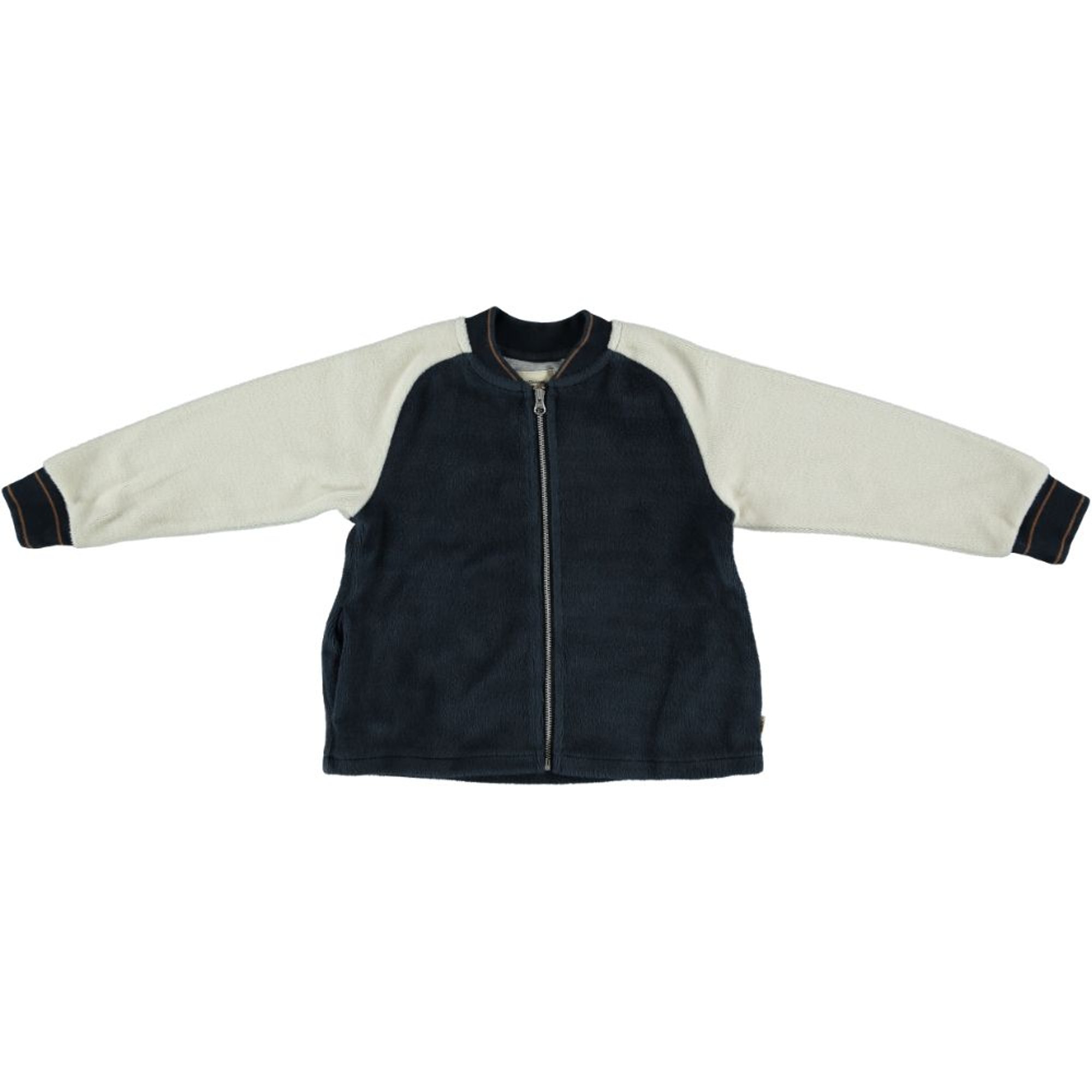 Felpa bicolore blu e bianco Bellerose vista0