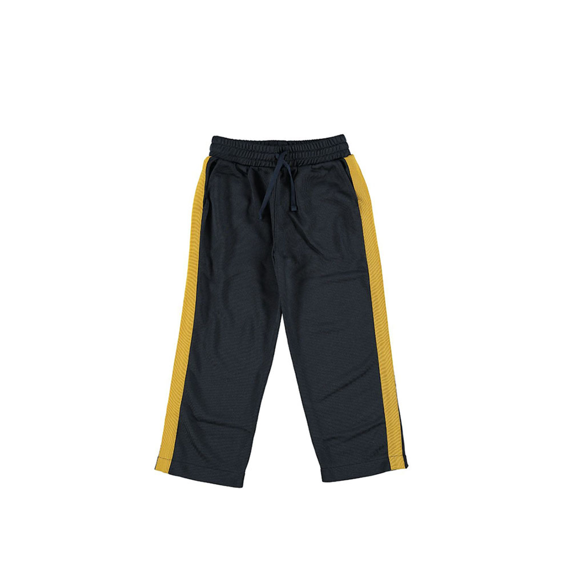 Pantaloni blu con bande gialle Bellerose vista0