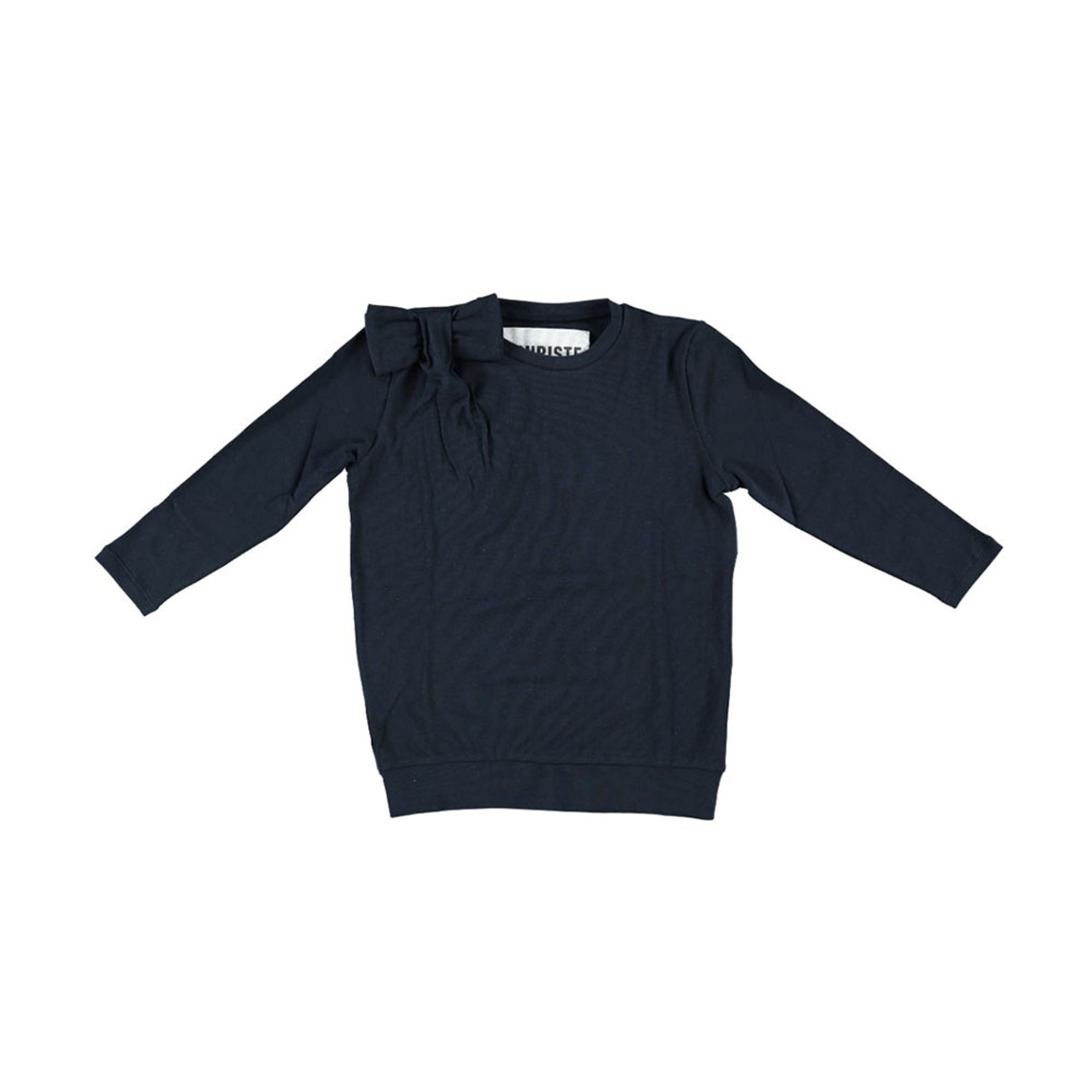 T-shirt a righe blu e marroni TOURISTE vista0