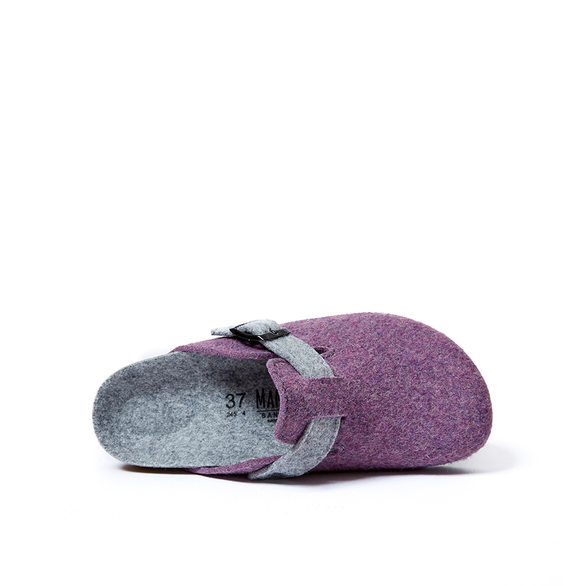 Sabot in feltro viola Mandel vista4