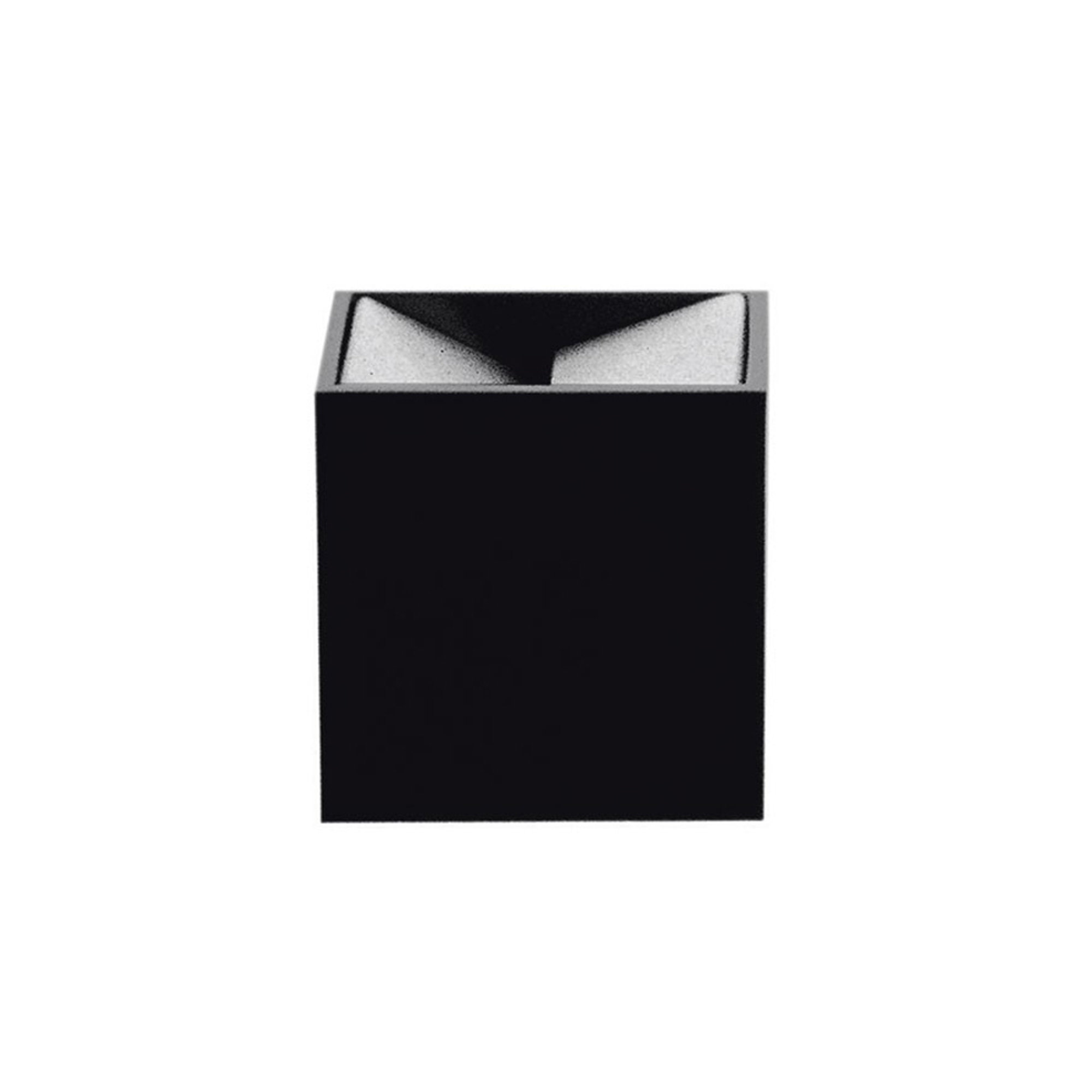Posacenere CUBO 8x8, nero Danese vista0