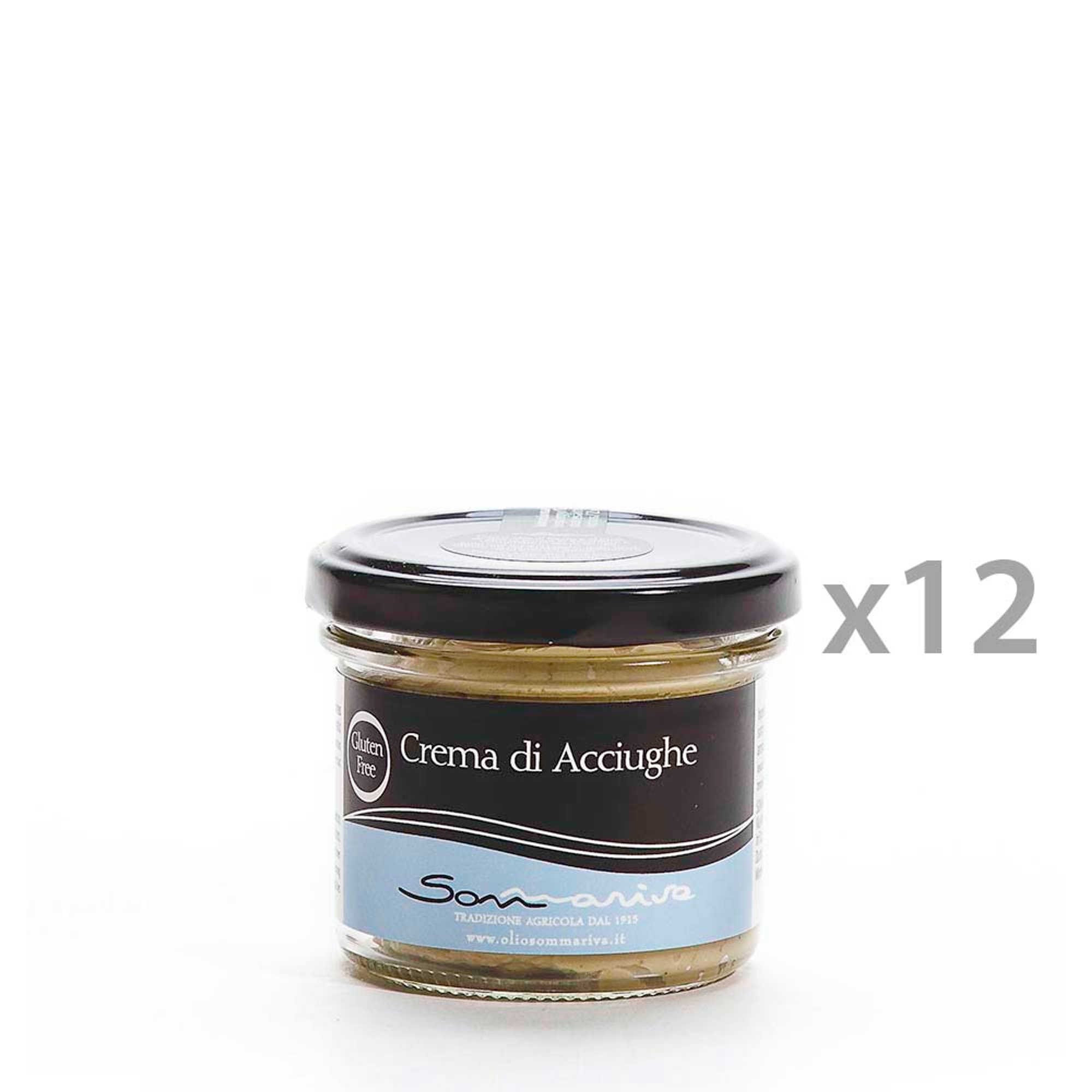 12 frascos - crema de anchoa 90 gr Sommariva vista0