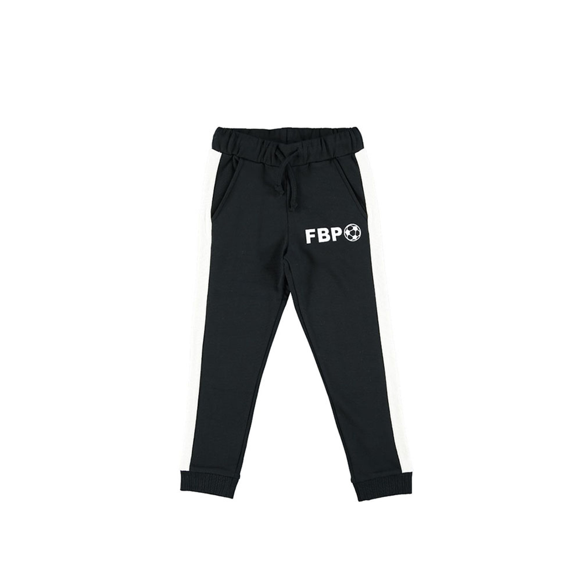 Pantaloni neri  con bande bianche DOUUOD vista0