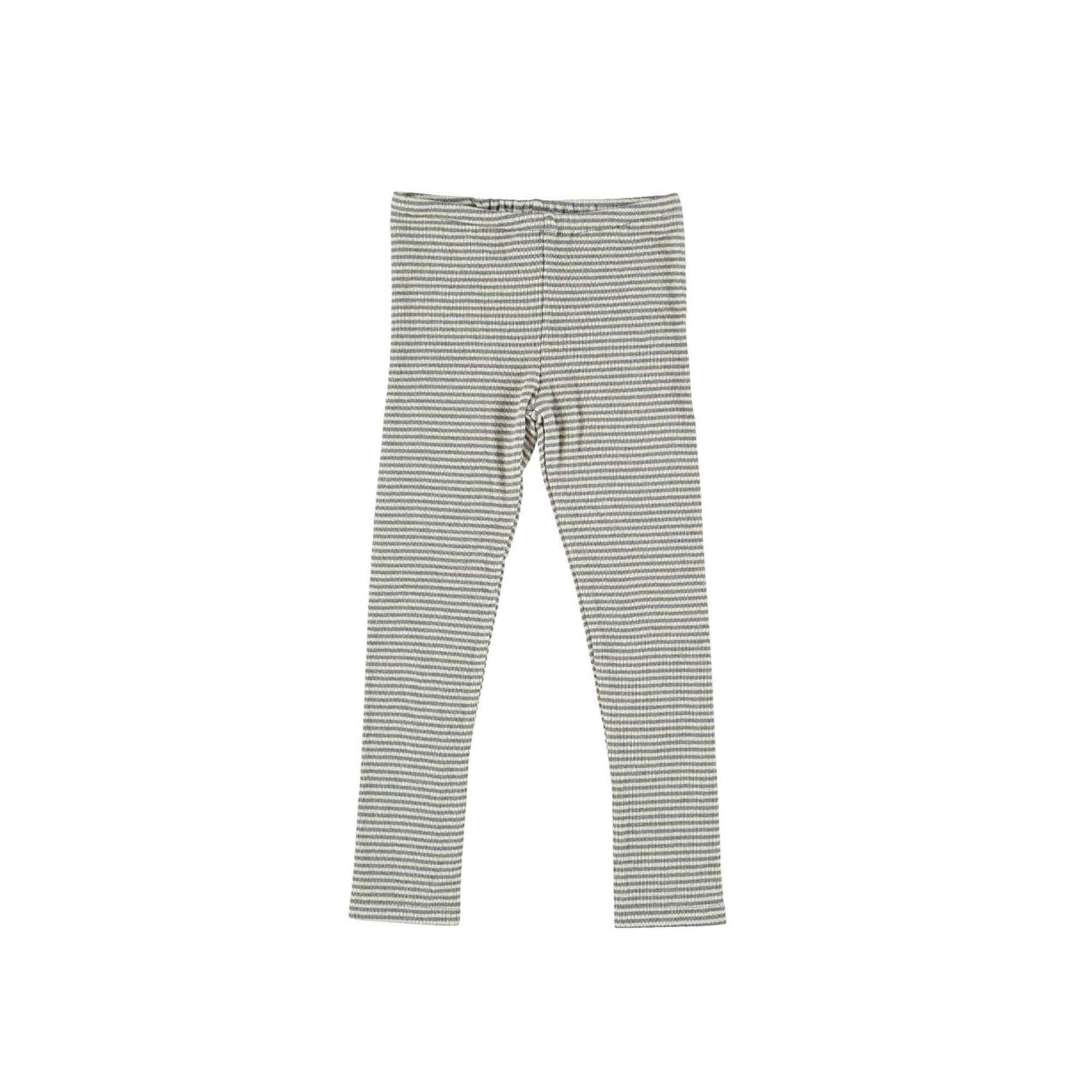 Leggings a righe bianchi e grigie DE CAVANA vista0