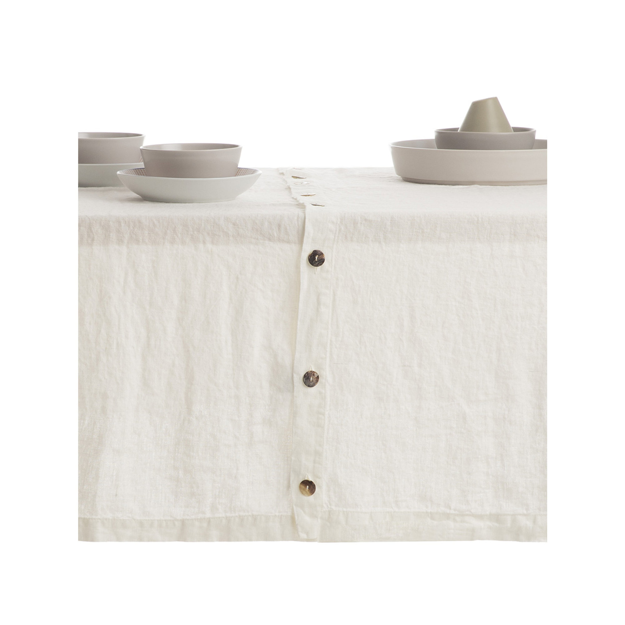  tovaglia modulare BOTTONI&ASOLE, greggio La Fabbrica del Lino vista1