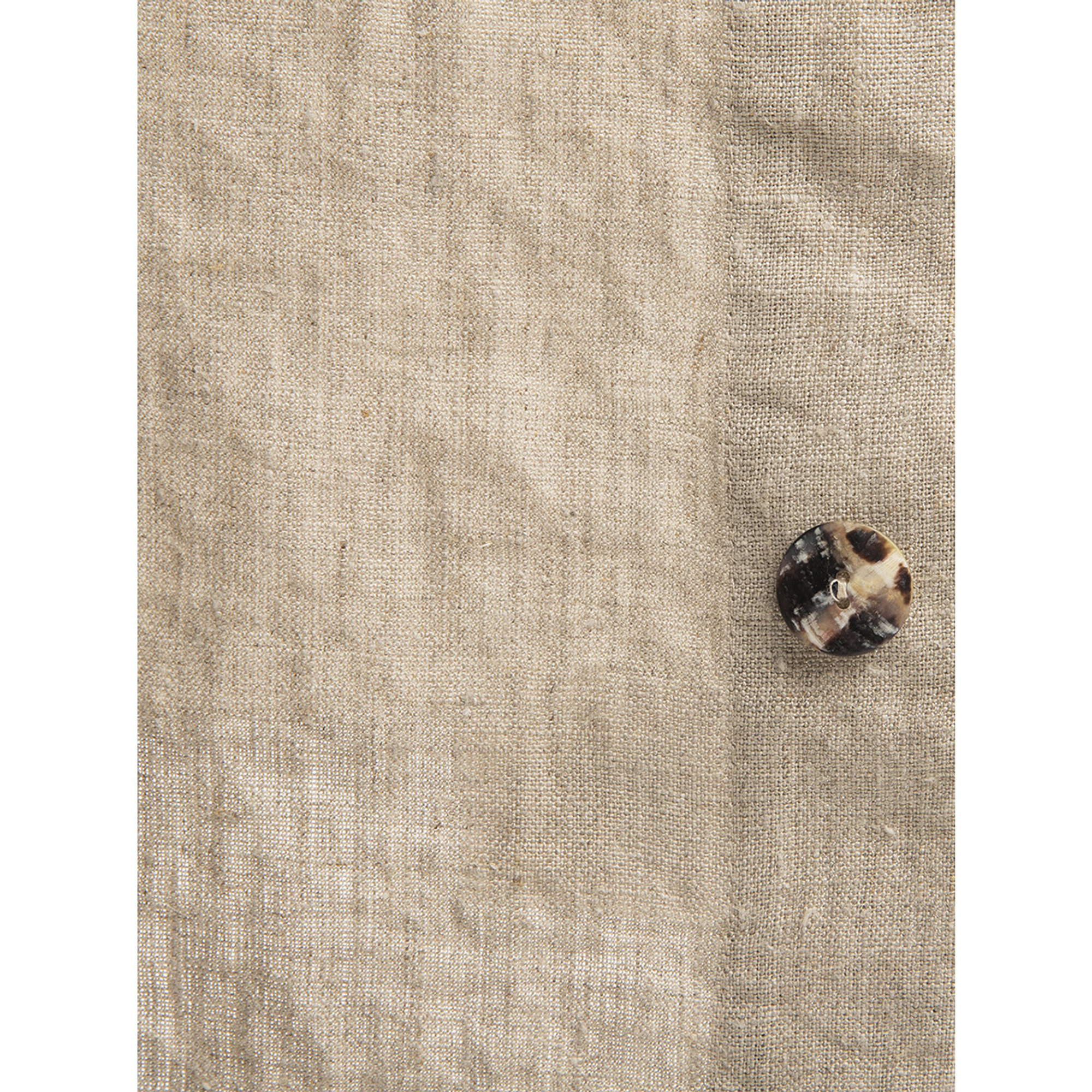 Runner con bottoni BOTTONI&ASOLE, ecru La fabbrica del lino obsoleto vista2