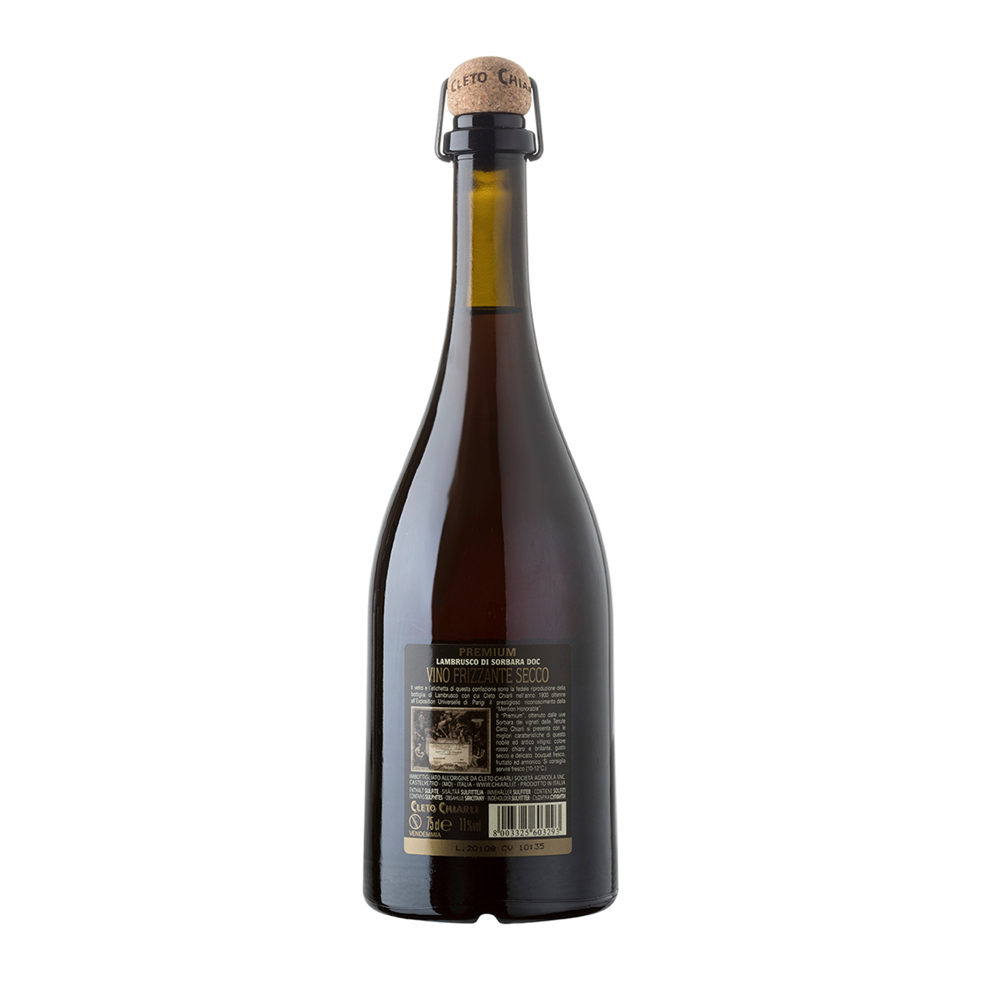 3 botellas - Lambrusco di Sorbara DOC «Premium» Cleto Chiarli vista1