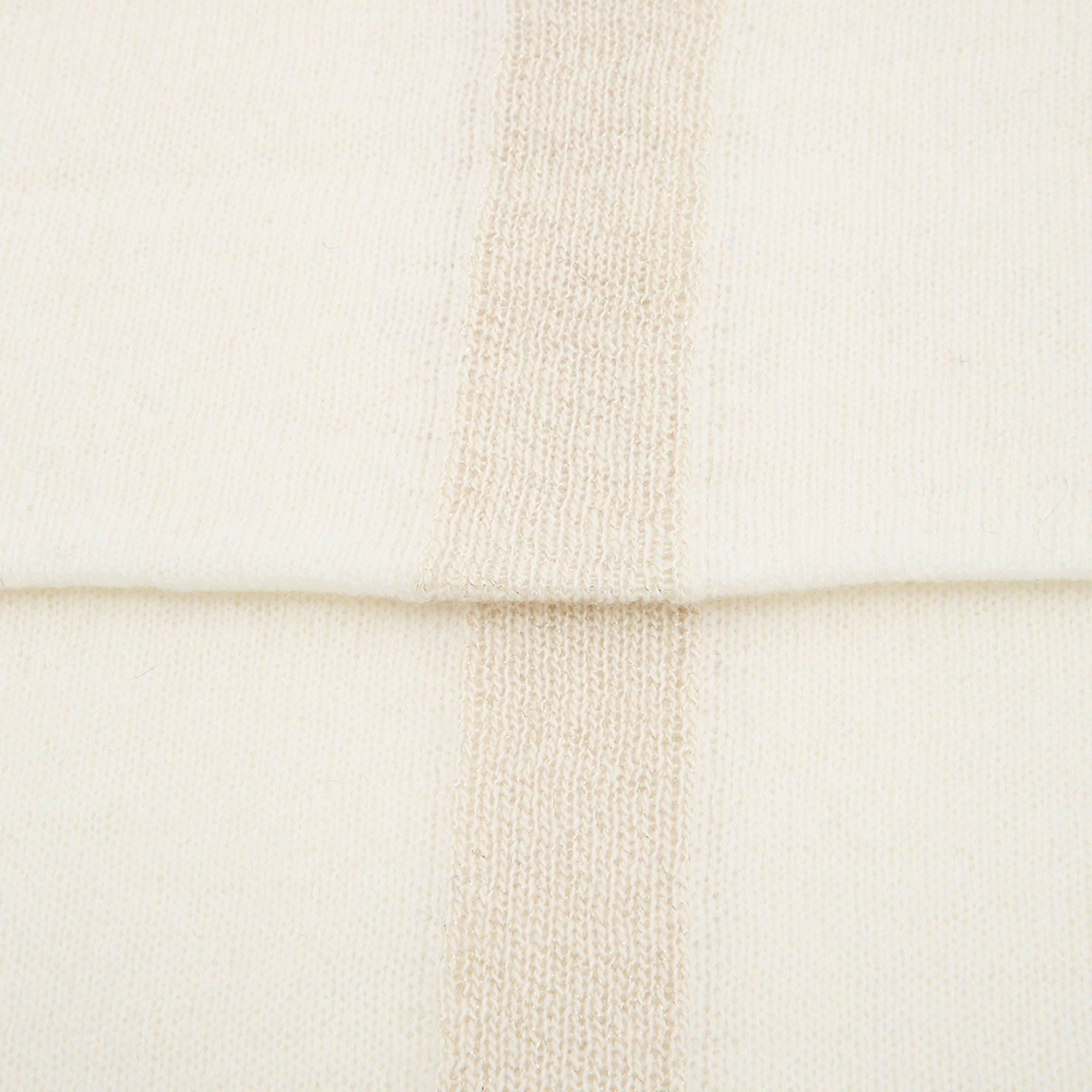 Stola 200x60 panna lurex 100% CASHMERE  vista2