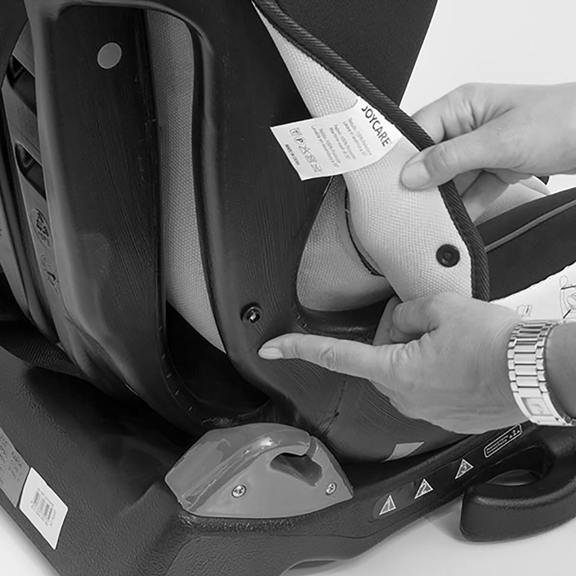 Seggiolino auto 0-18 kg SPIRITOSO, rosso Joycare bambino vista8