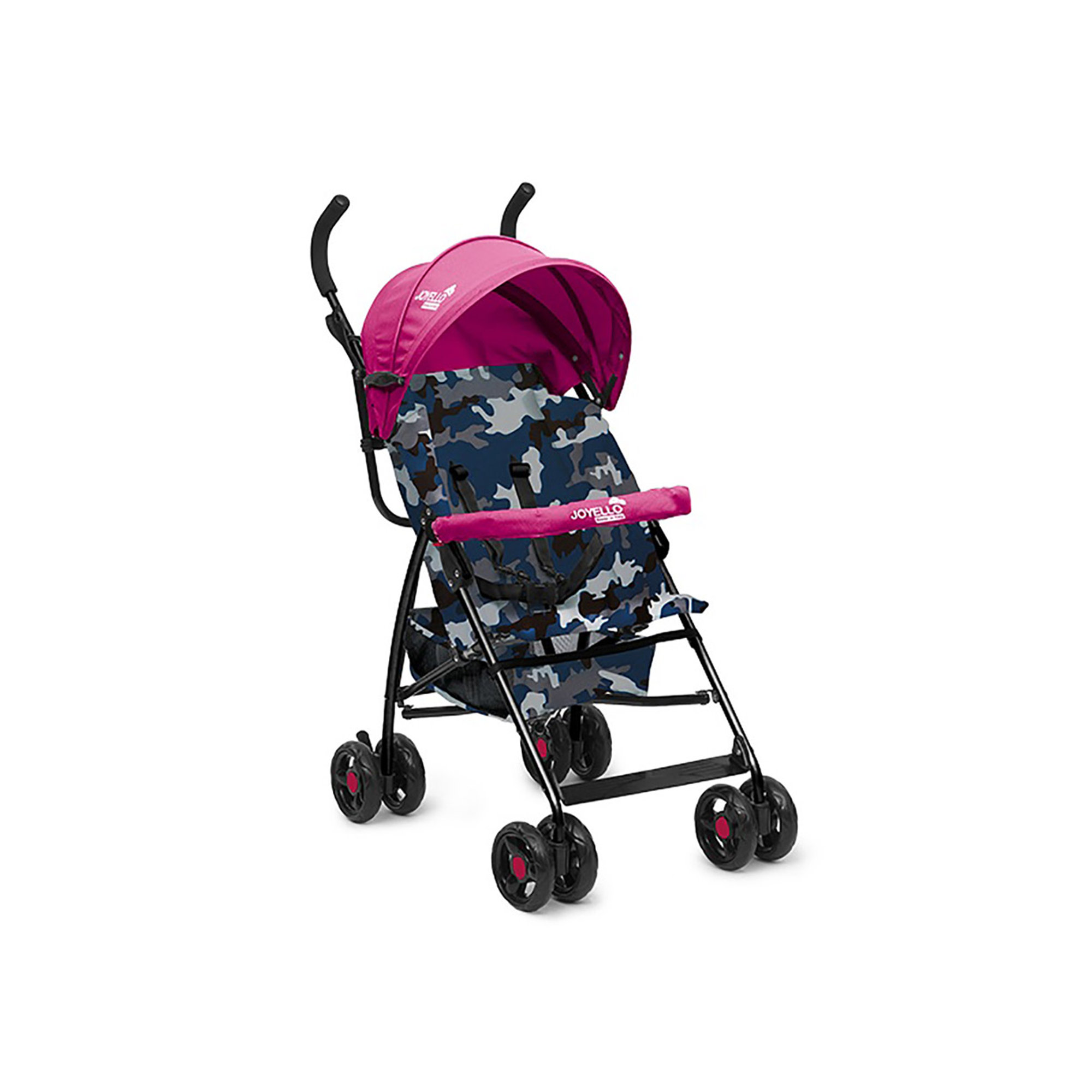 Silla de paseo PUPPY 2 posiciones, camuflaje magenta Joyello vista0