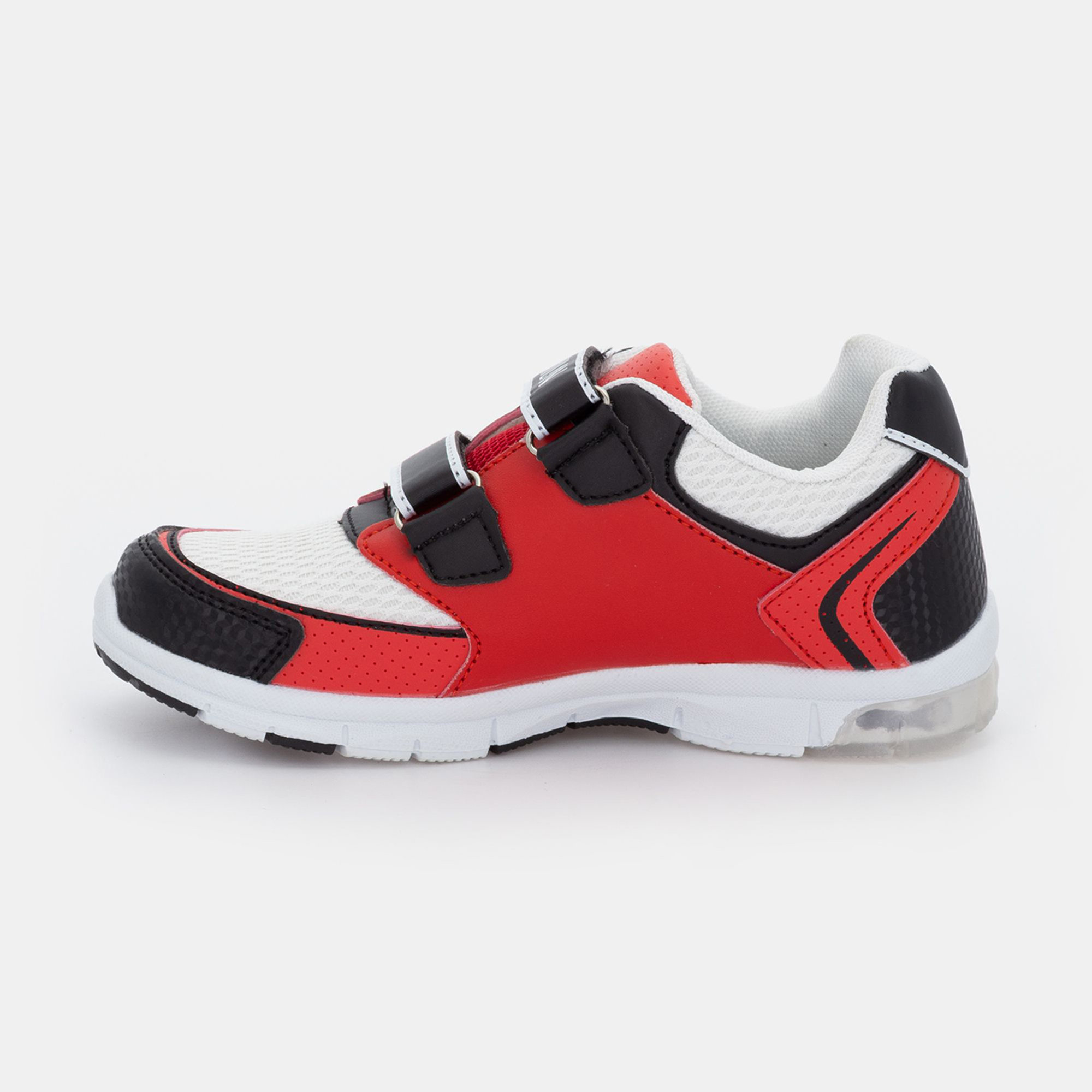 Scarpe training bimbo Milan, nero Piccoli calciatori vista1