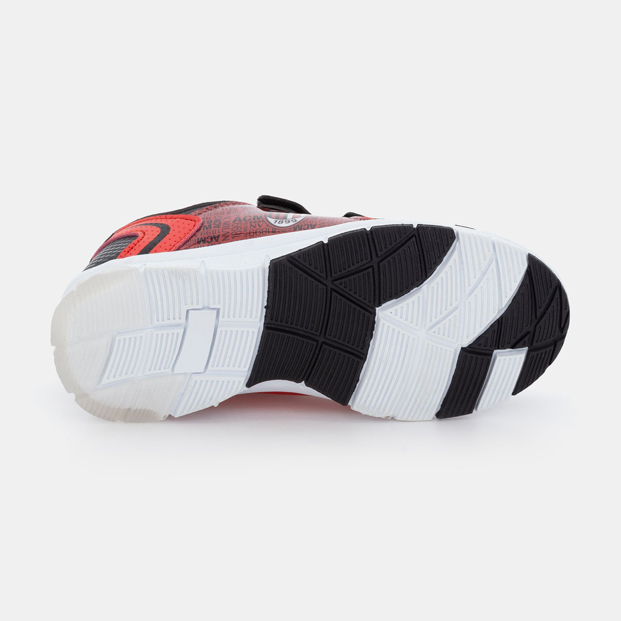 Scarpe training bimbo Milan, nero Piccoli calciatori vista3