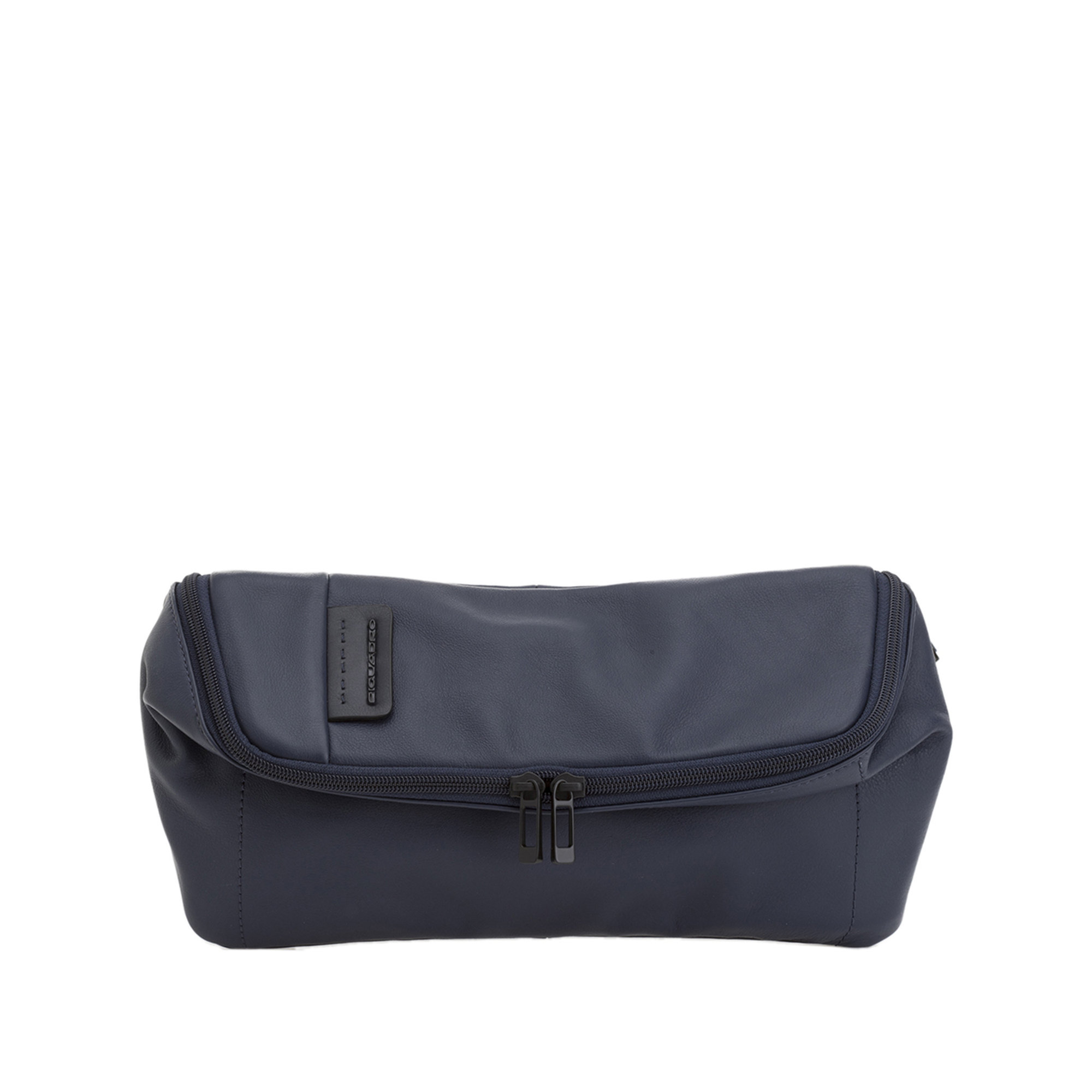 Marsupio in pelle blu Piquadro vista0