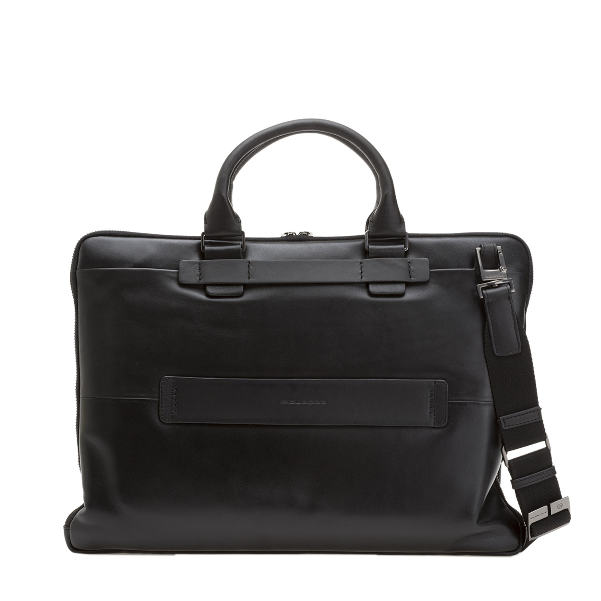 Cartella a due manici con maxi tasche nera Piquadro vista1